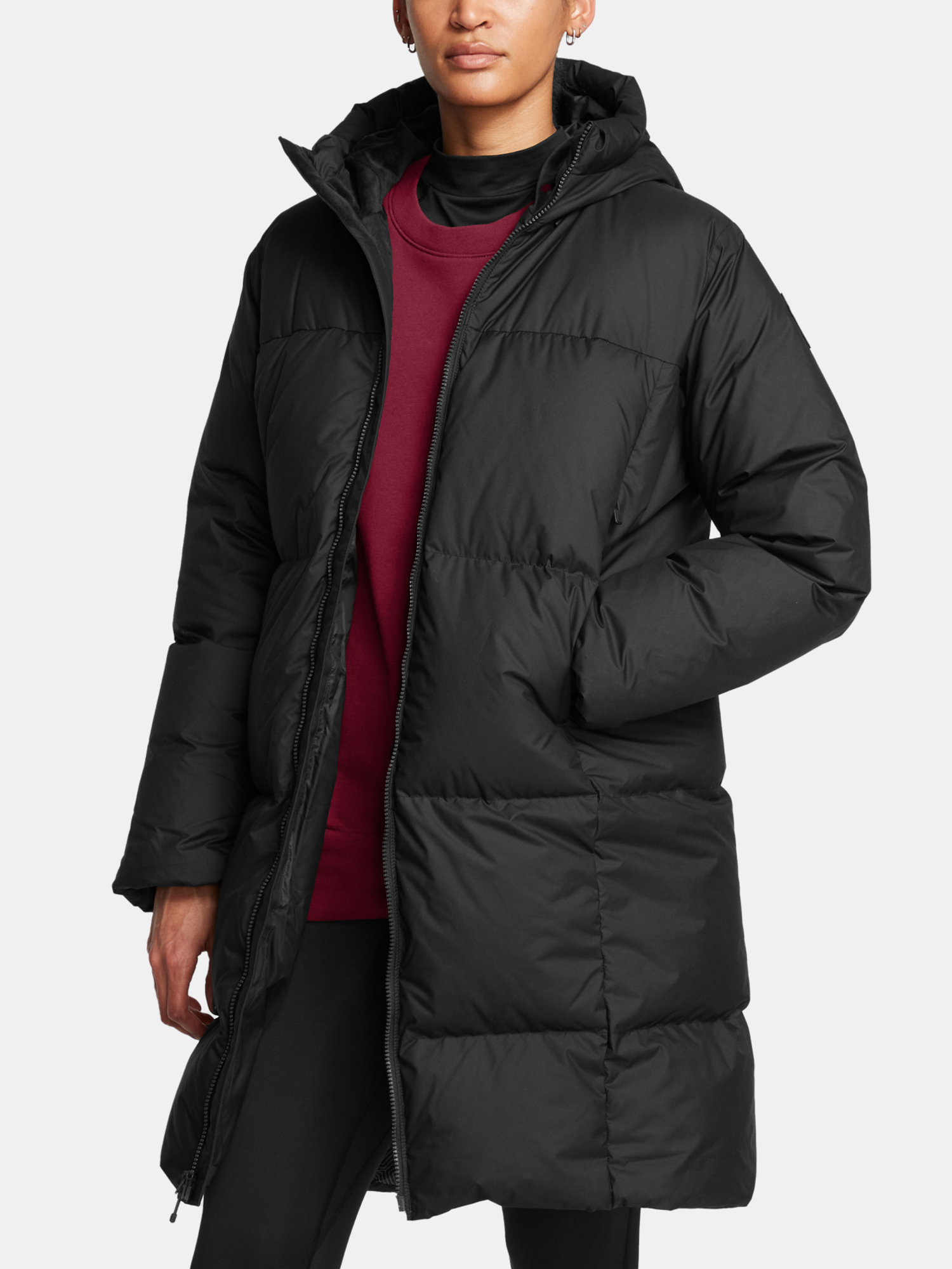 Women's Jacket Under Armour LIMITLESS DOWN PUFFER PARKA-BLK - Women's