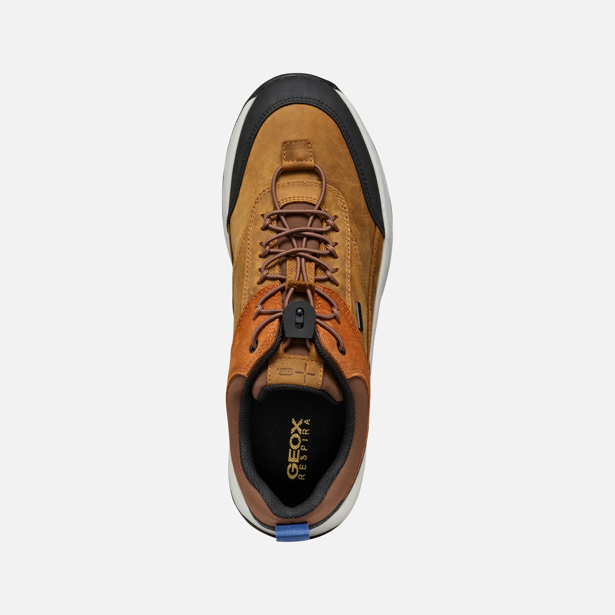 Orange men&#039;s sneakers Geox Sterratrail + Grip - Men
