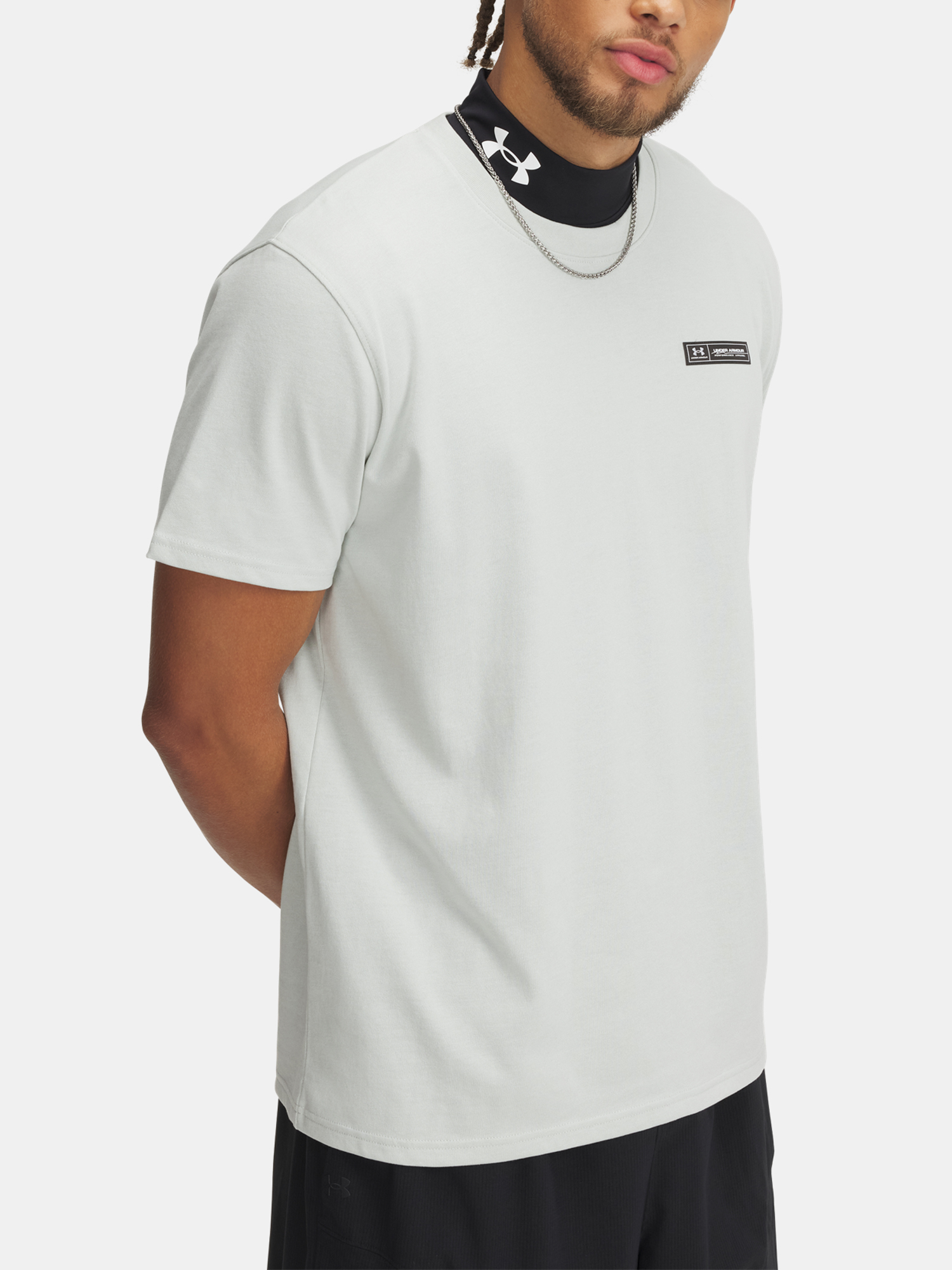 Men's T-shirt Under Armour UA HW ARMOUR LABEL SS - Men's