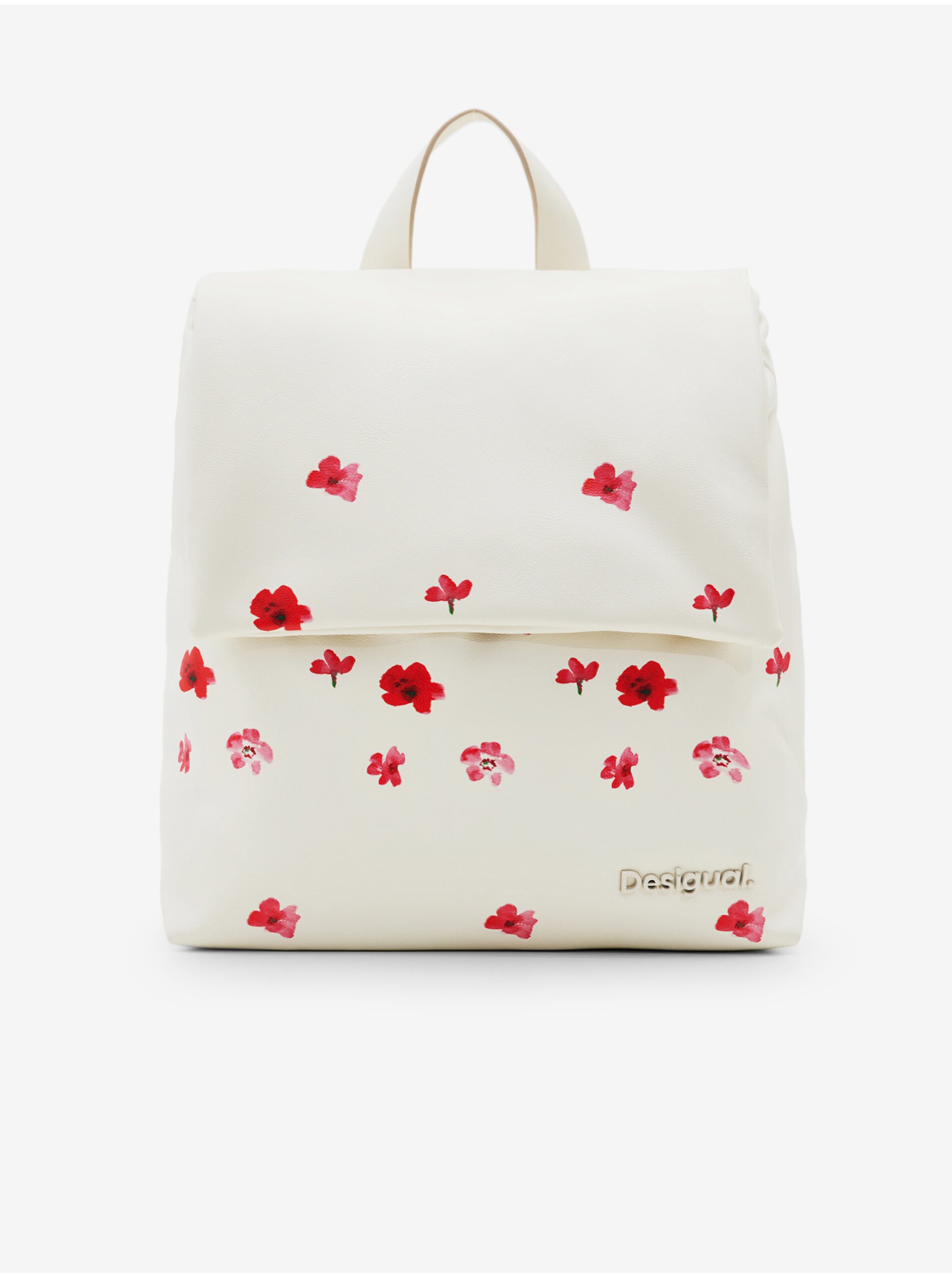 Women's Cream Floral Backpack Desigual Circa Dubrovnik - Women