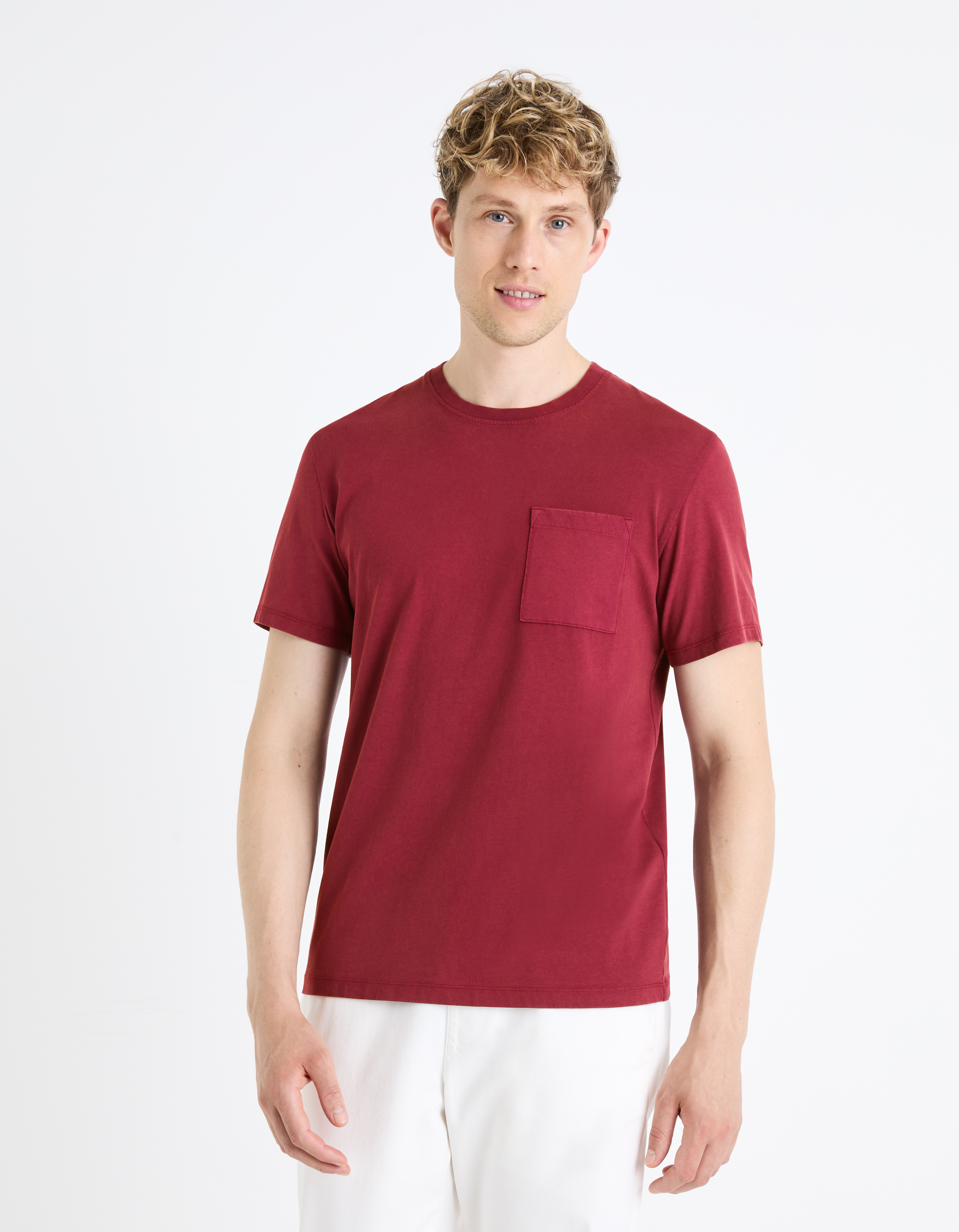 Celio T-Shirt with Pocket Feused - Men's