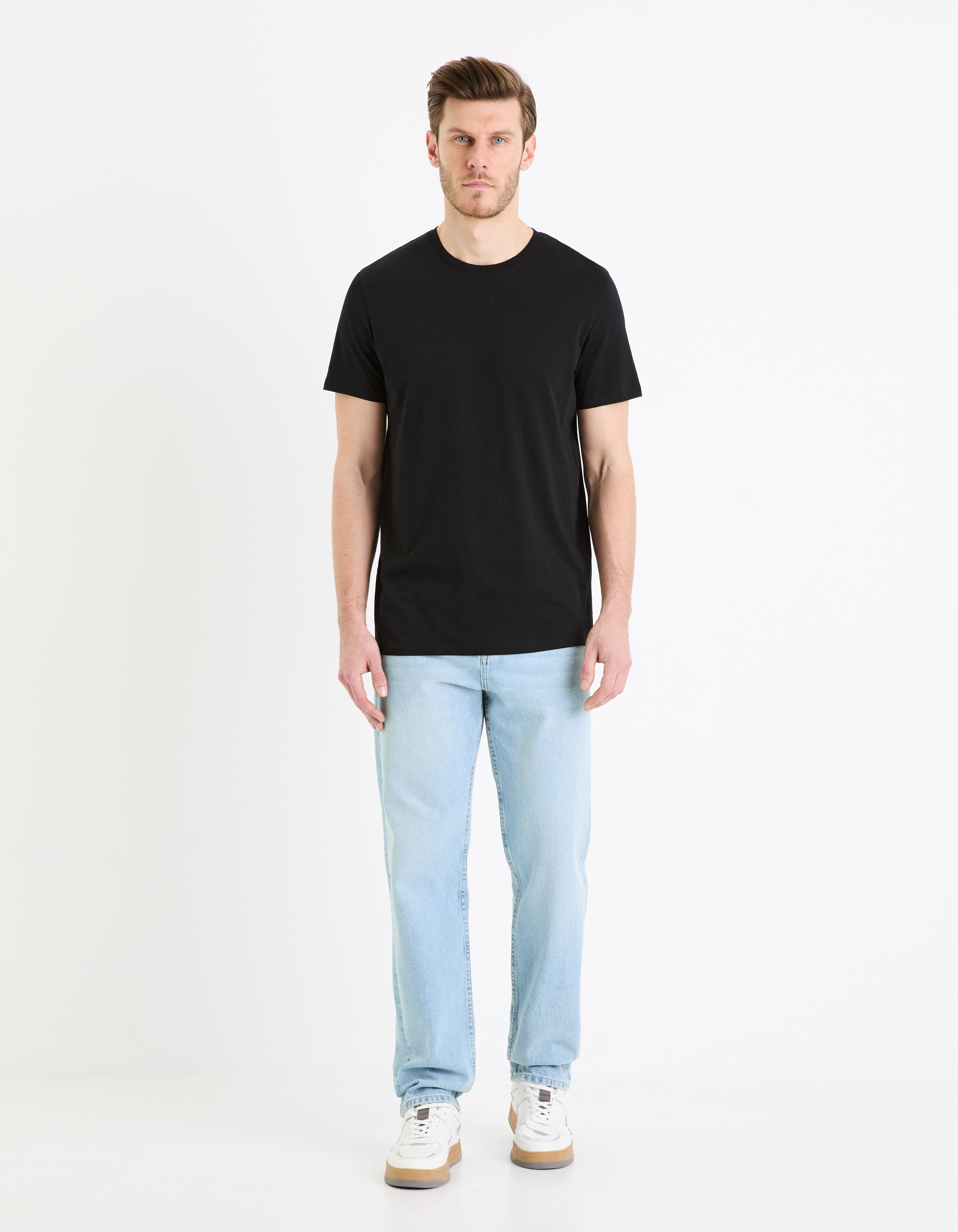 Straight fit pentru barbati Celio - albastru deschis