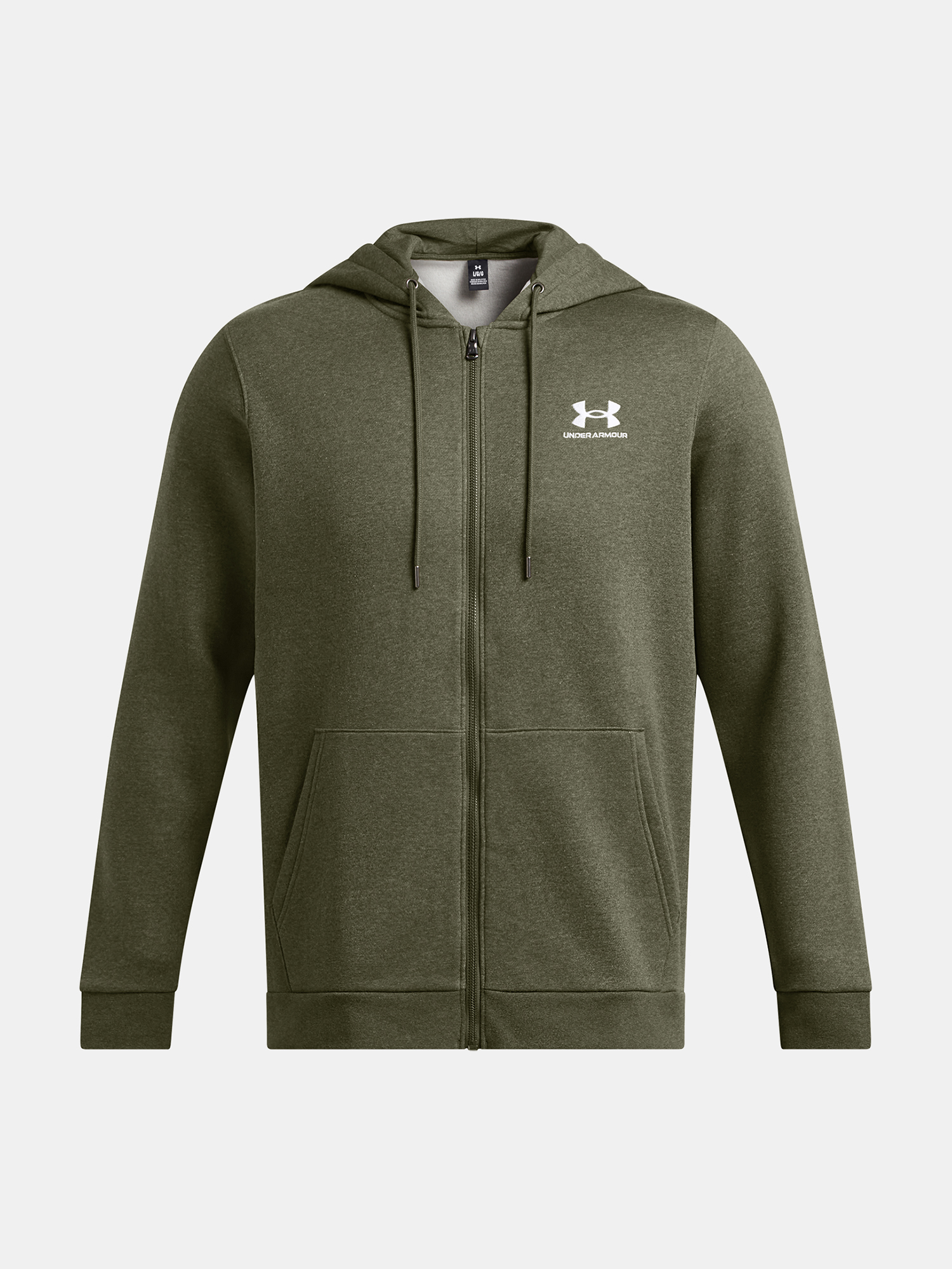 Men's sweatshirt Under Armour UA Icon Fleece FZ Hood-GRN - Men's