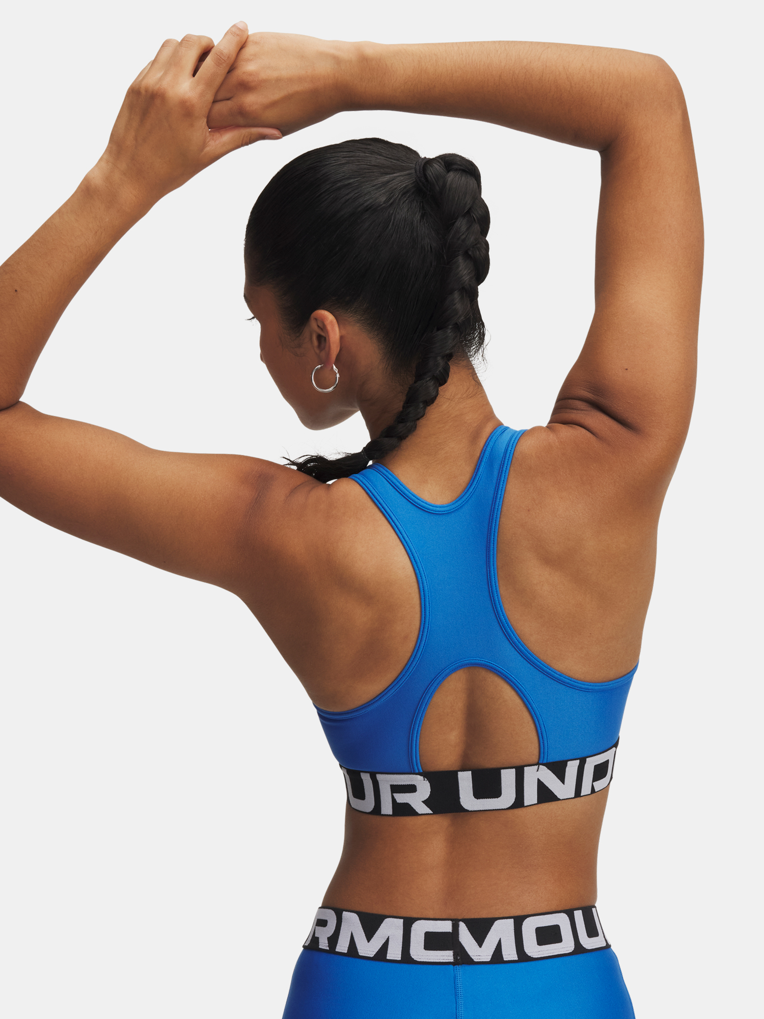 Women&#039;s bra Under Armour UA HG Mid Branded-BLU - Women&#039;s