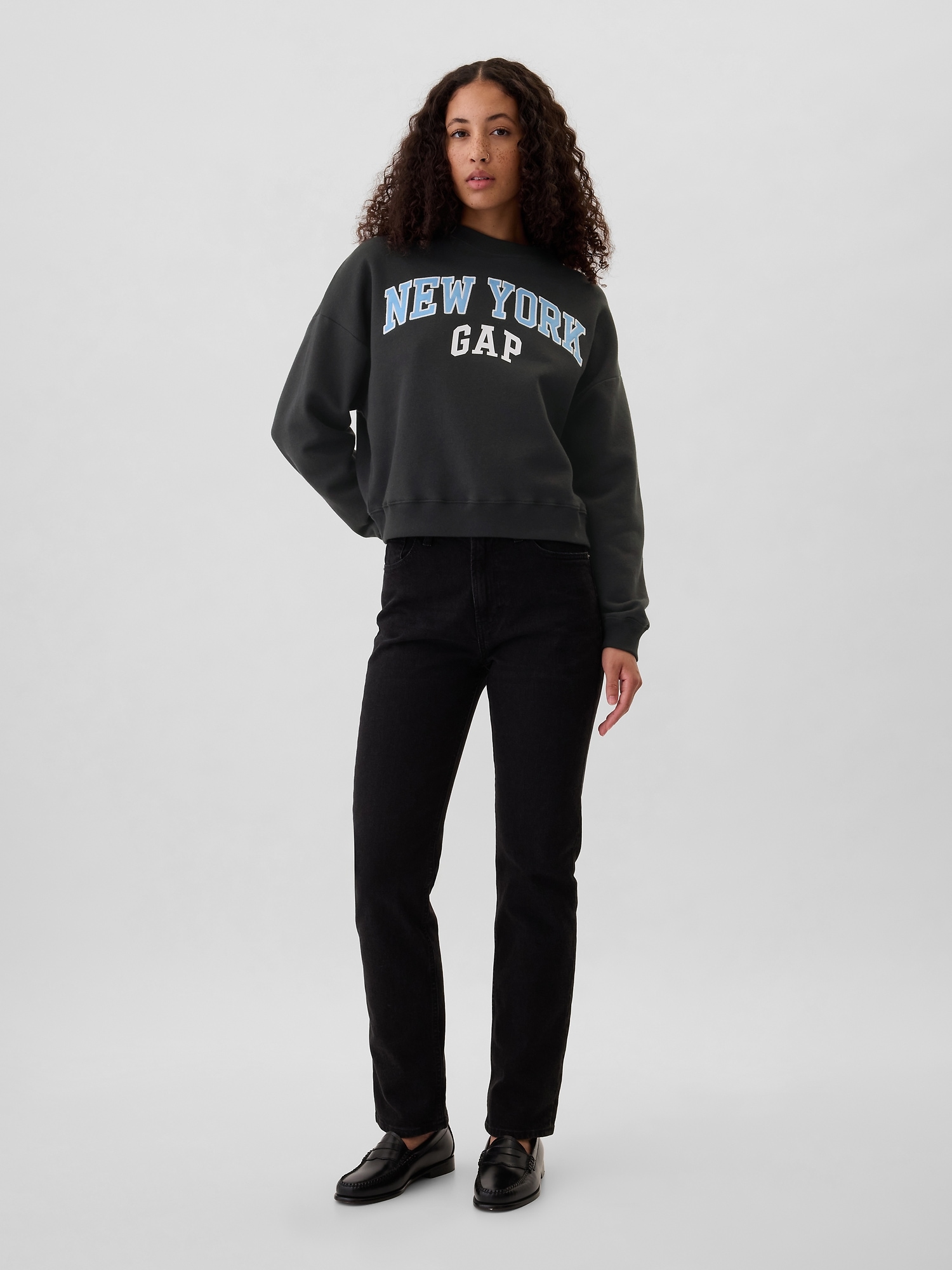 GAP Oversize sweatshirt with logo - Women's