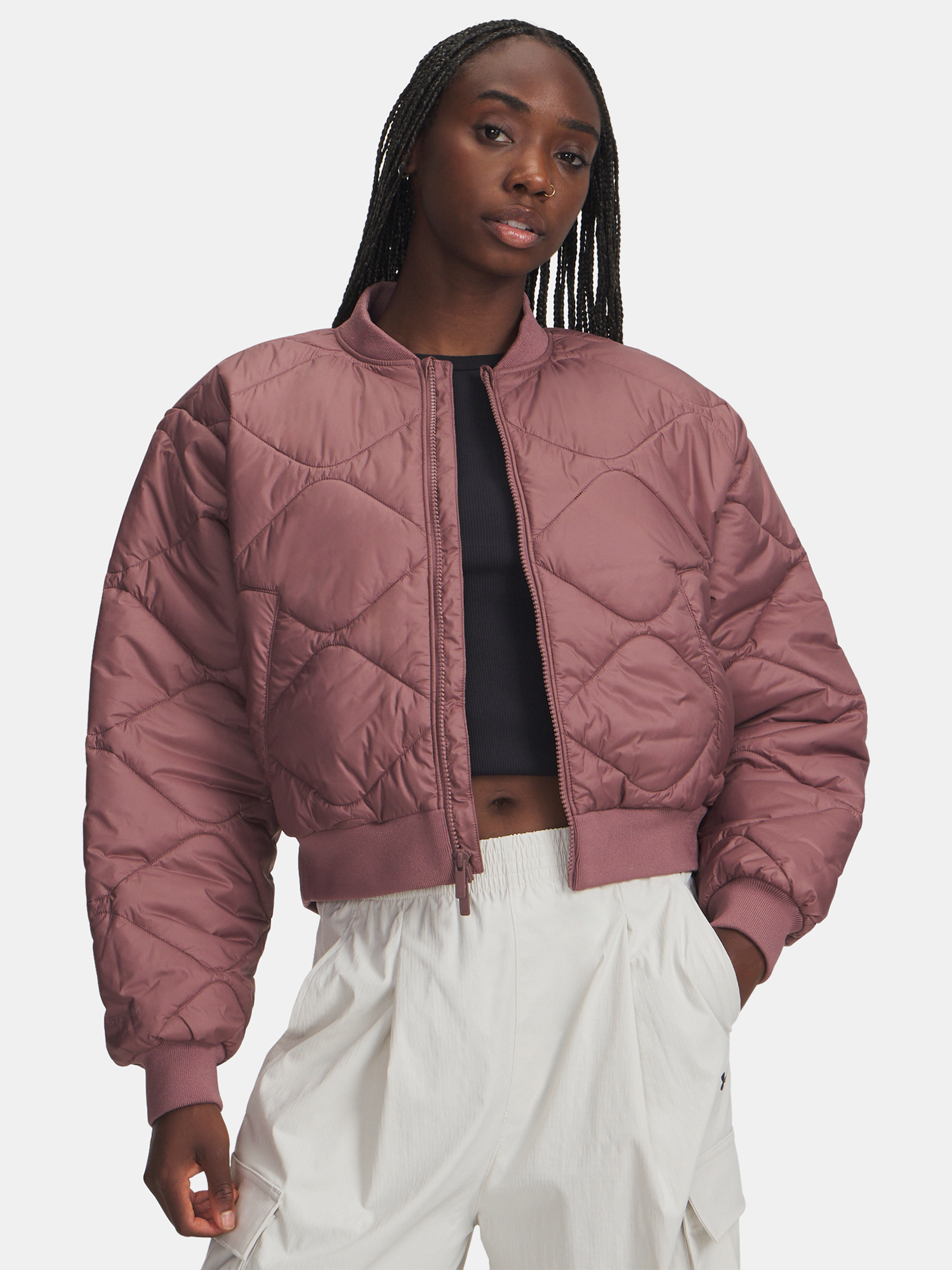 Women&#039;s Under Armour Heritage Bomber-MRN Jacket - Women&#039;s