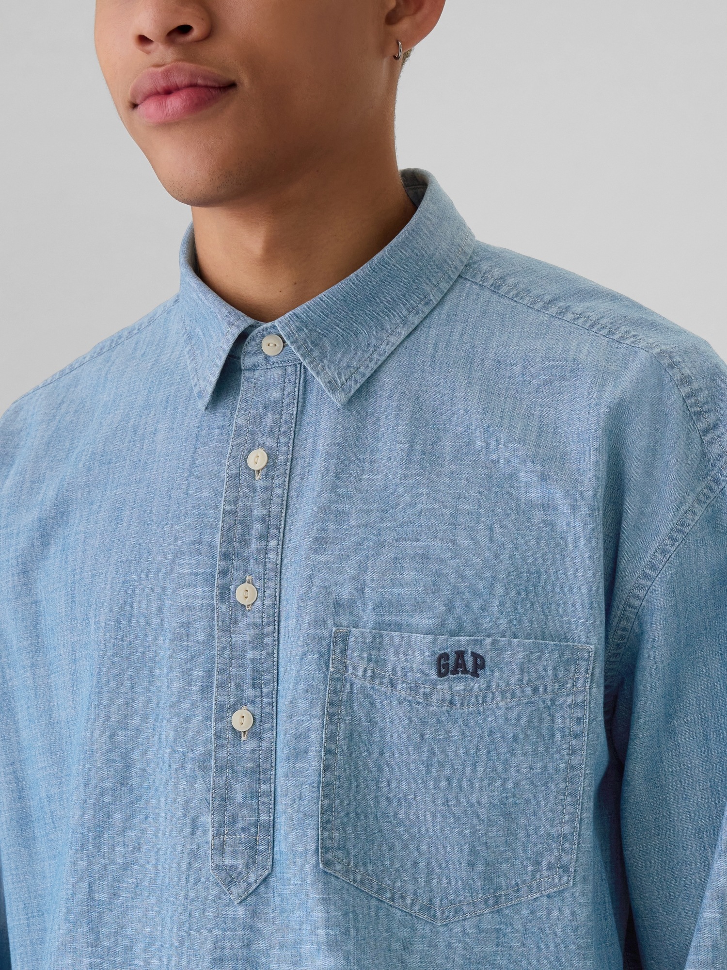 GAP Chambray shirt with logo - Men