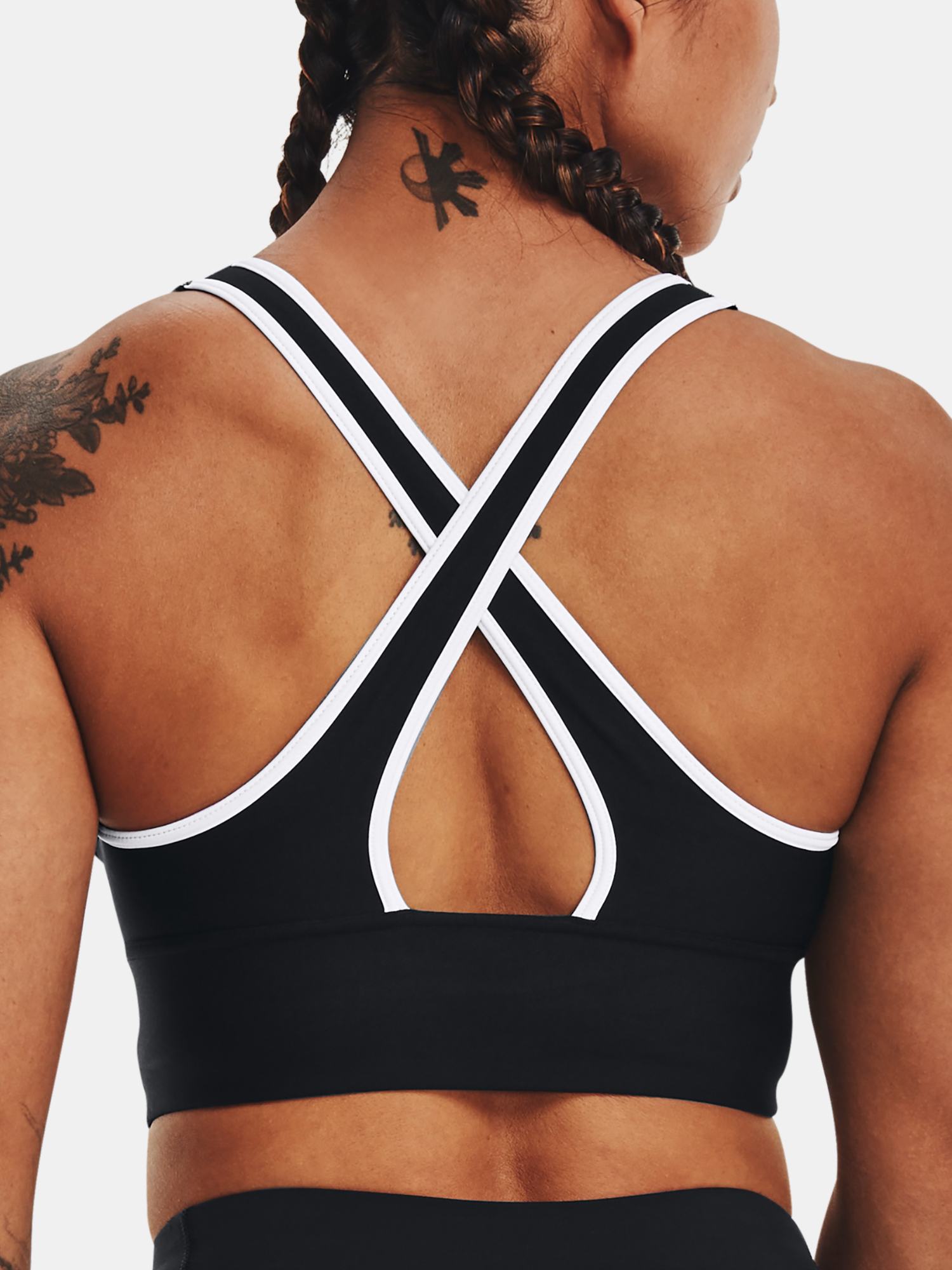 Under Armour Bra UA Crossback Long Line-BLK - Women