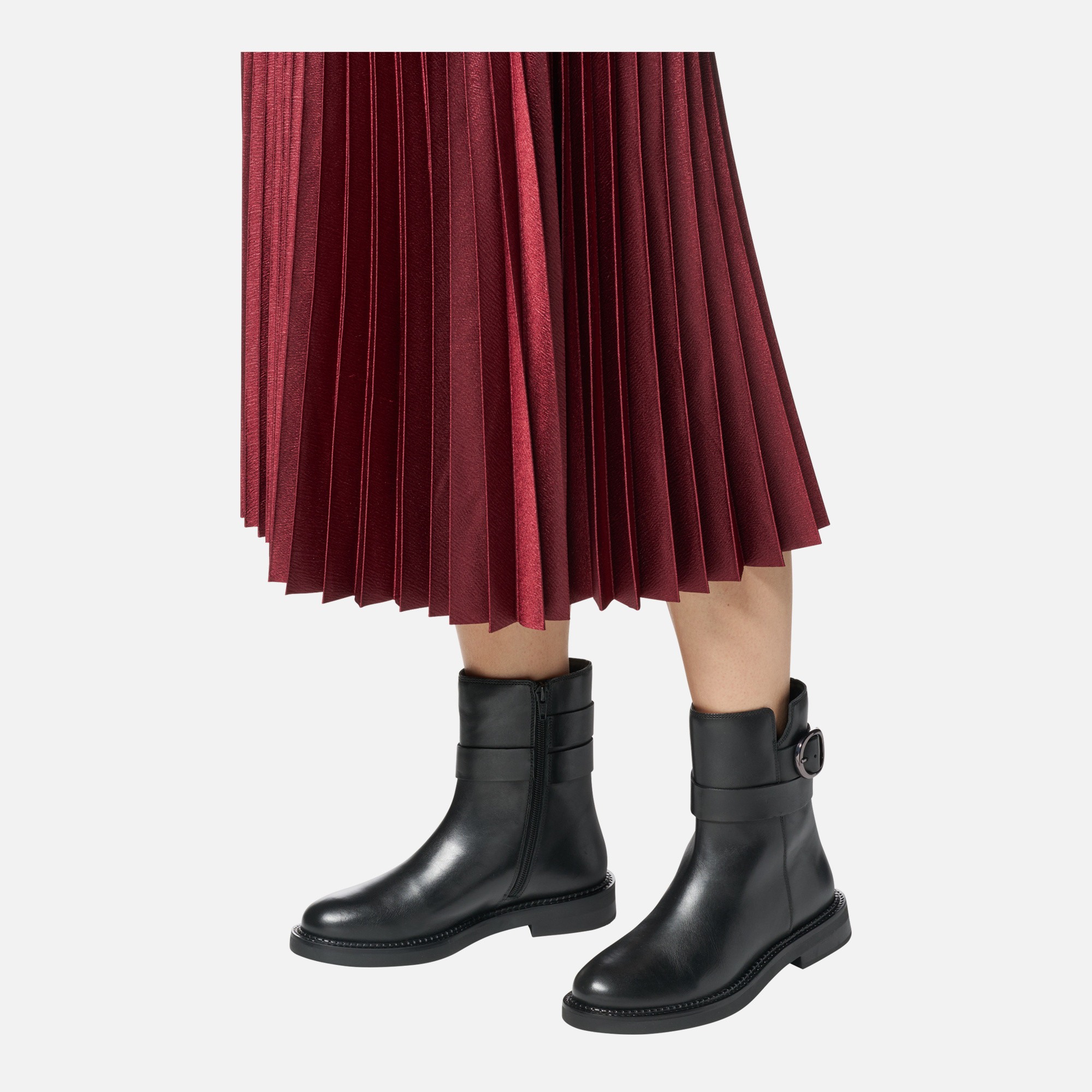 Black women's ankle boots Geox Serilda - Women's