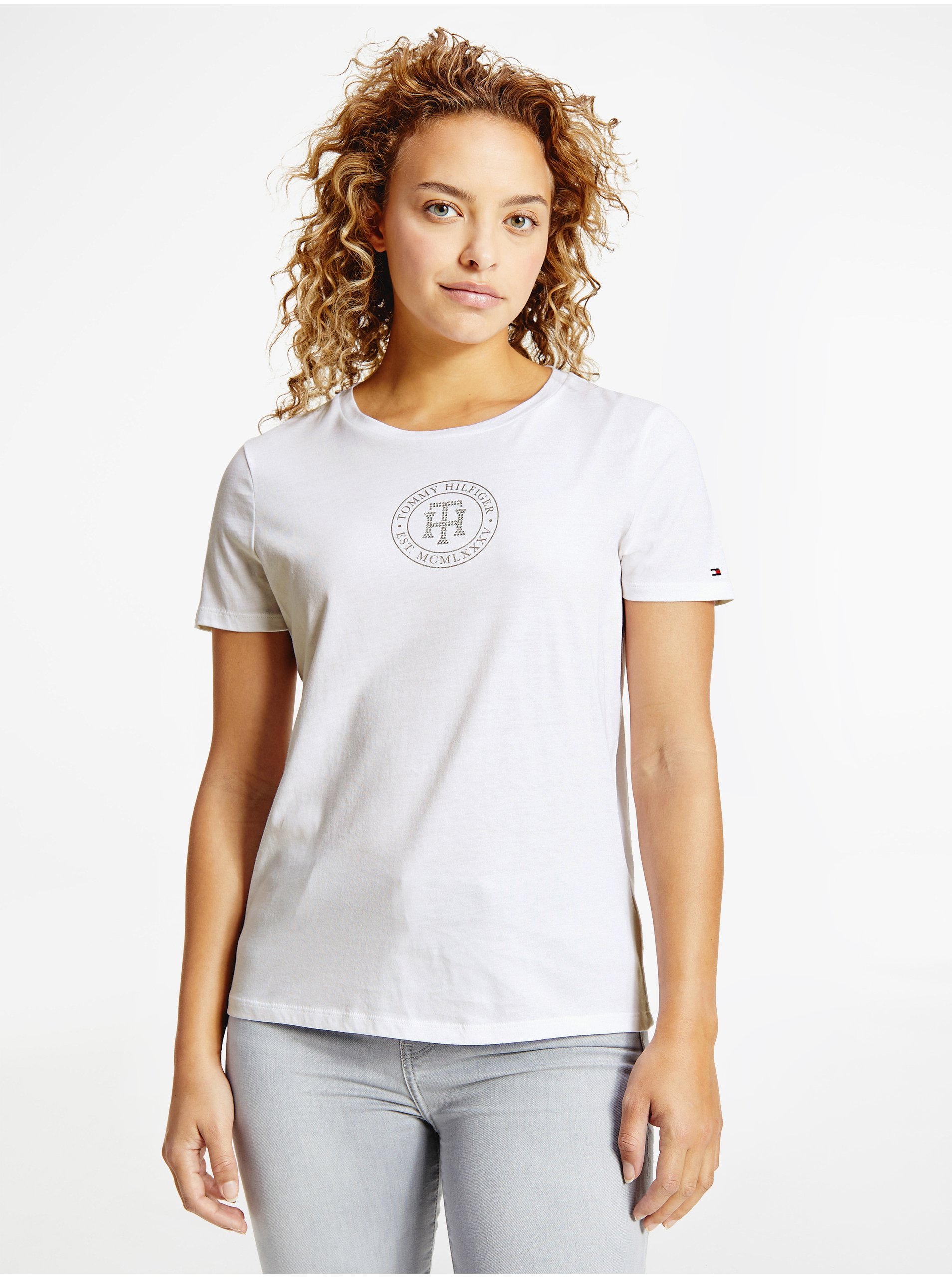 White Women's T-Shirt Tommy Hilfiger - Women