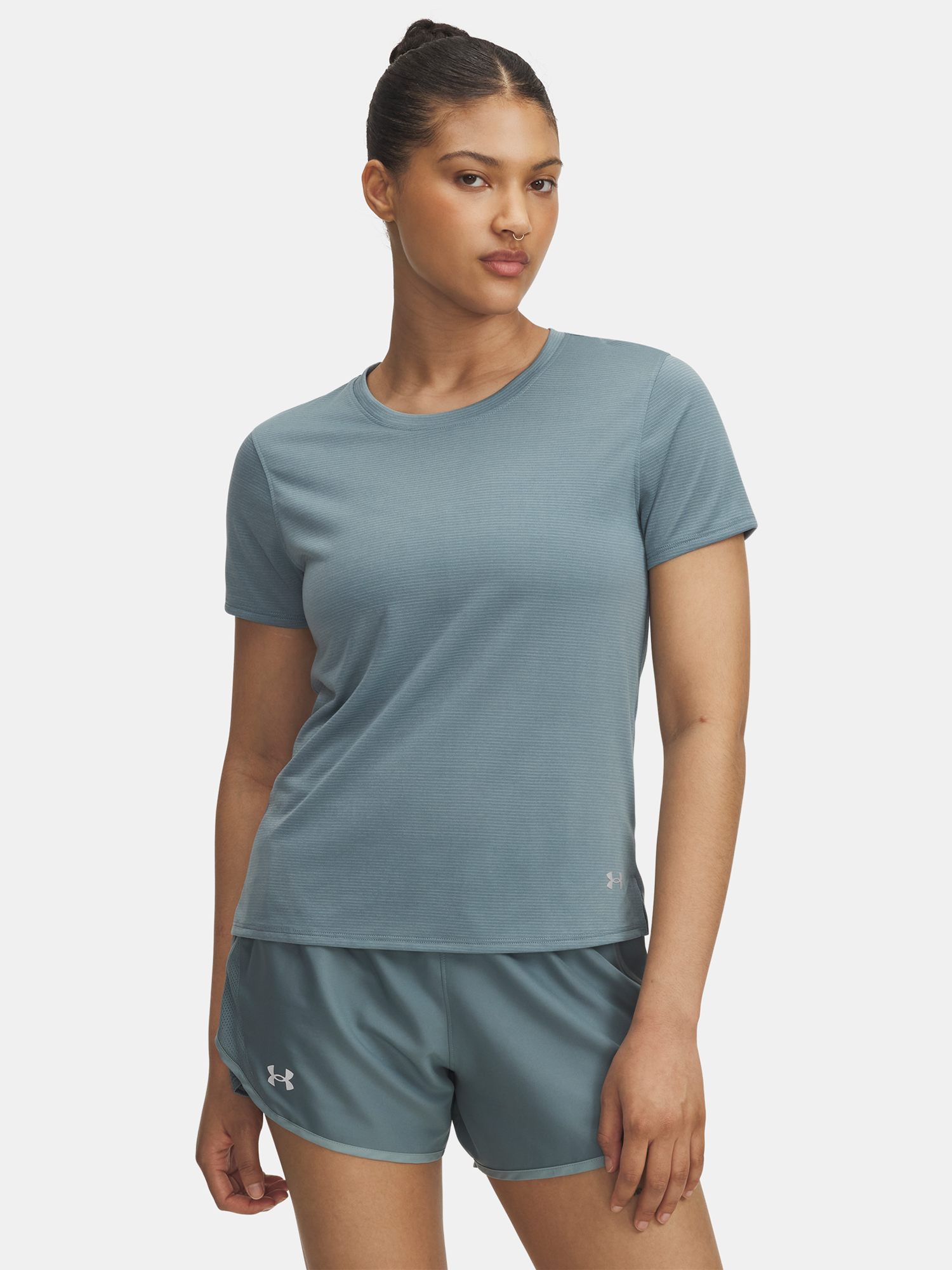 Women&#039;s T-shirt Under Armour UA Launch Shortsleeve-BLU - Women&#039;s