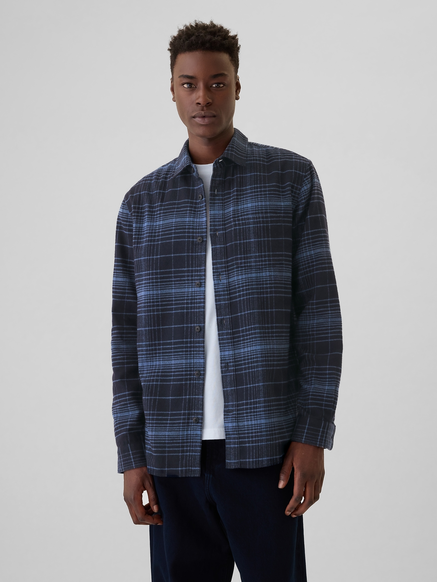 GAP Flannel Outer Shirt - Men&#039;s