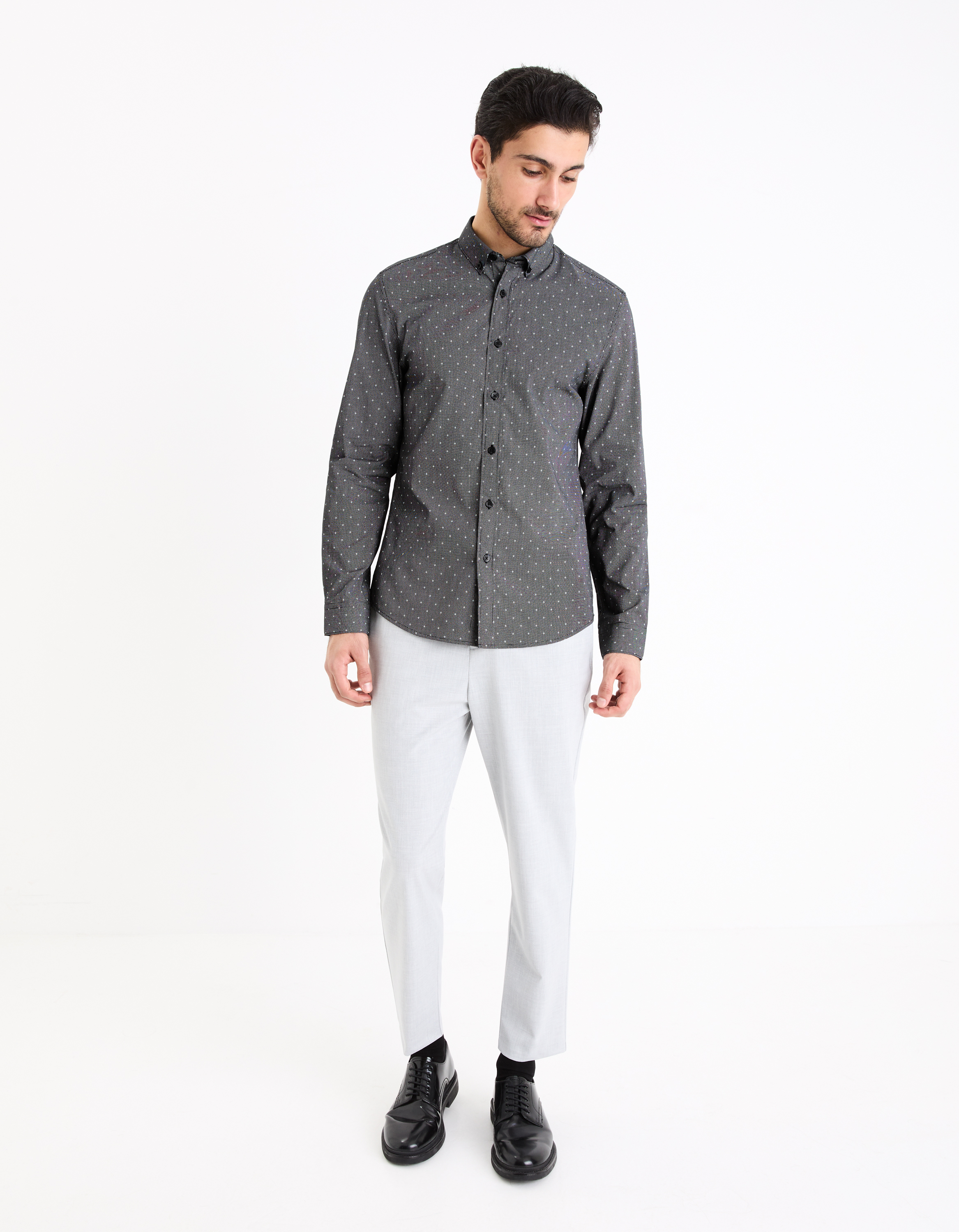 Camasi casual pentru barbati Celio - gri