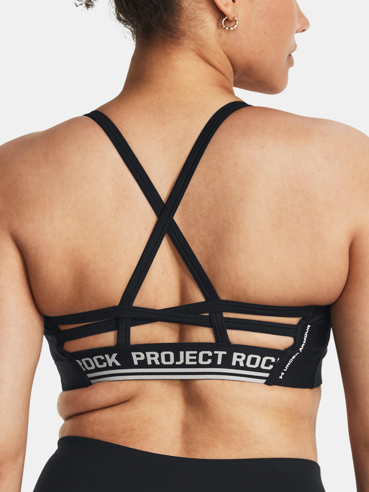 Under Armour Bra Pjt Rck All Train Crsbck Bra-BLK - Women's