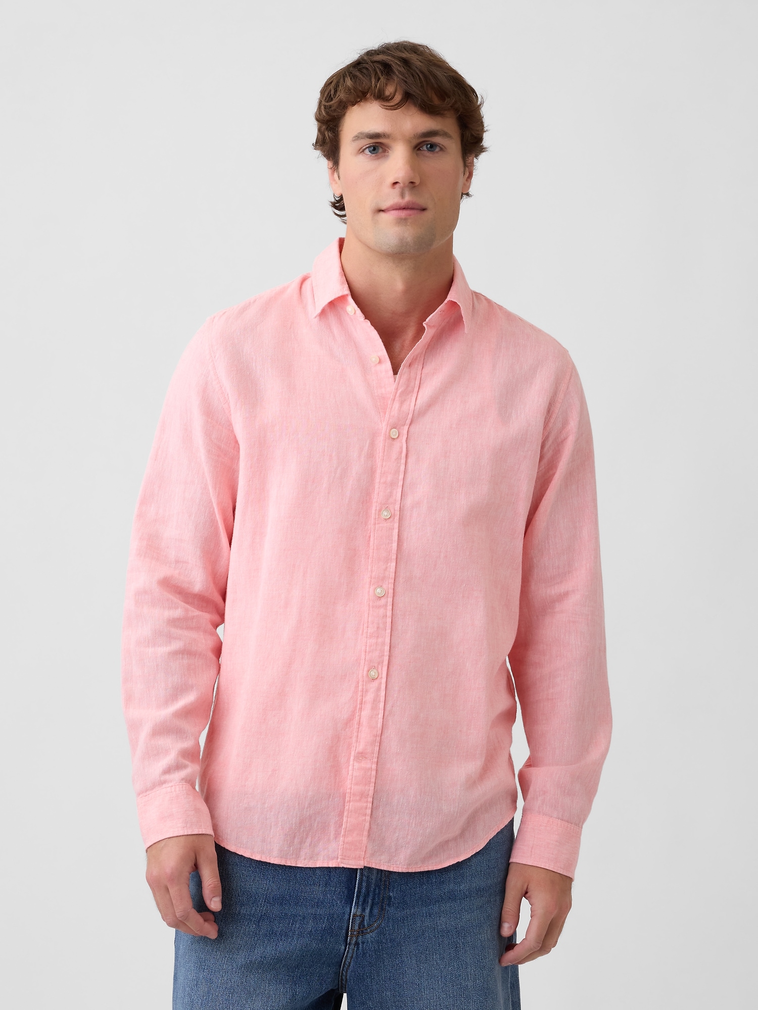 GAP Ľanová košeľa Standard Fit