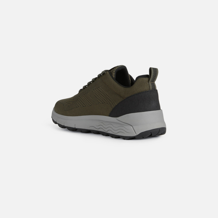 Khaki men&#039;s sneakers Geox Spherica 4x4 B Abx - Men&#039;s