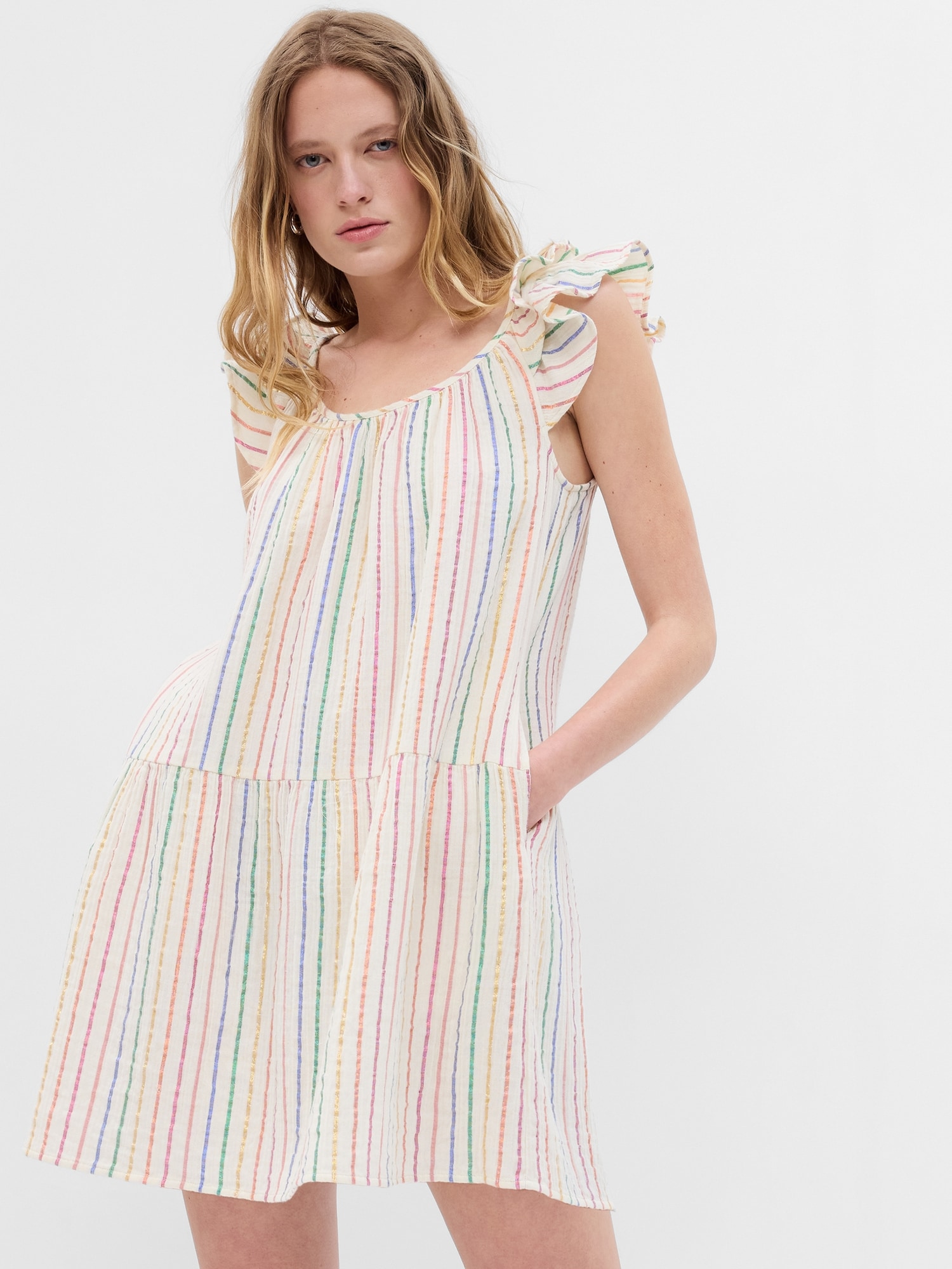 GAP Striped Mini Dress - Women
