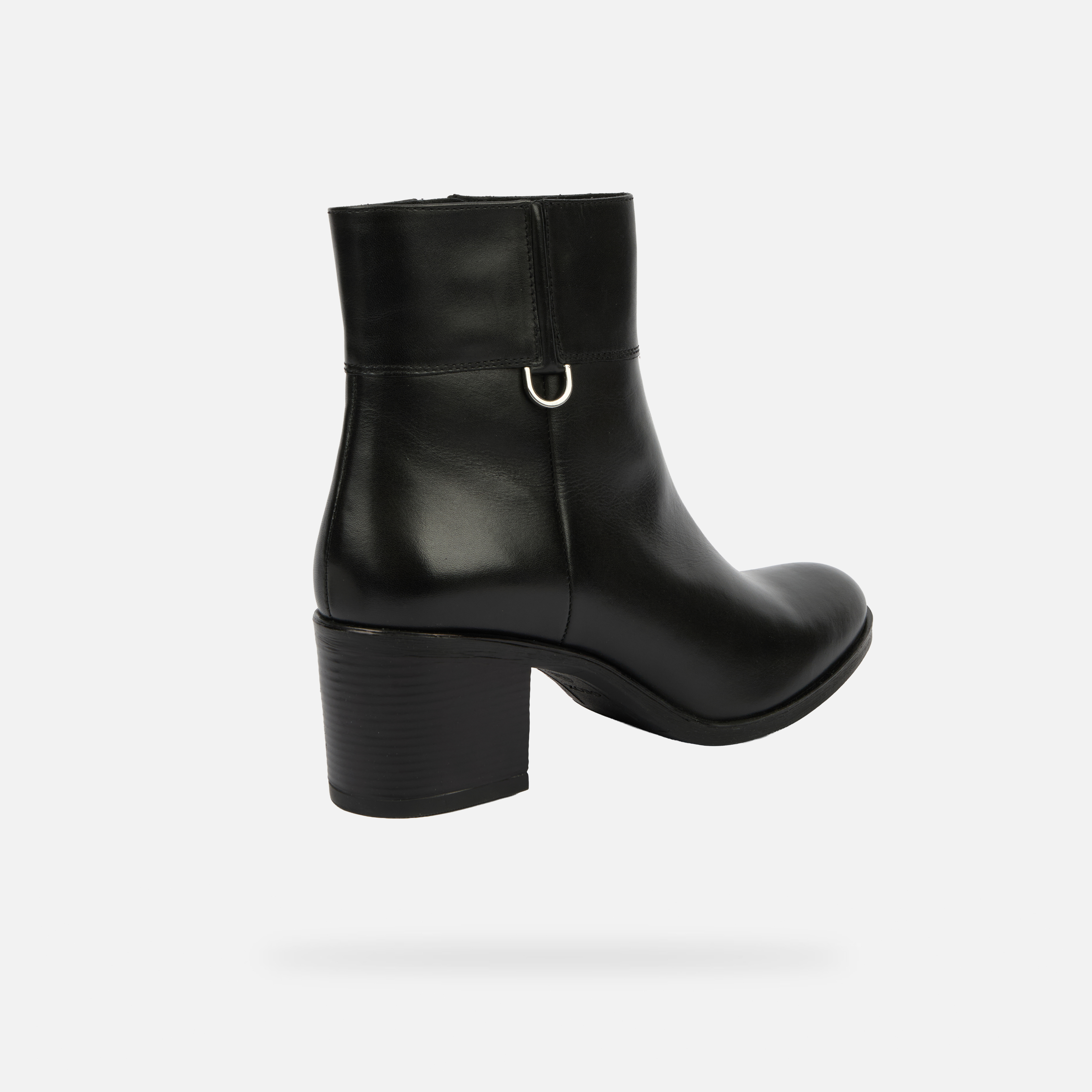 Black Geox New Asheel Women's Ankle Boots - Ladies