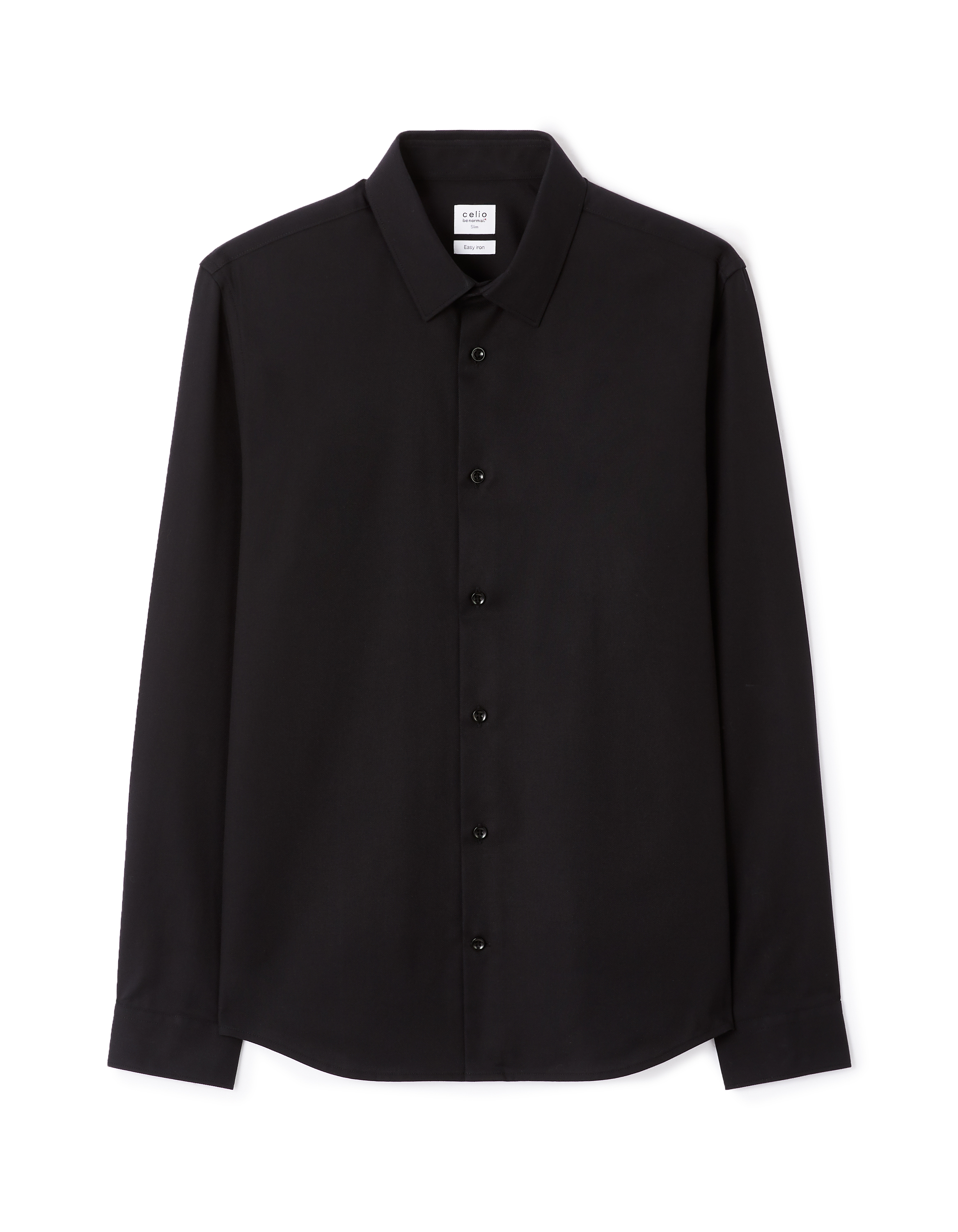 Pánská černá slim fit košile Celio