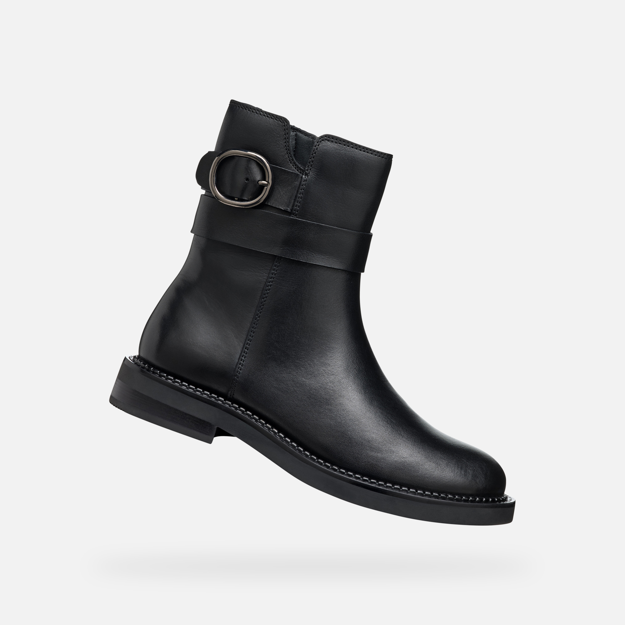 Black women's ankle boots Geox Serilda - Women's