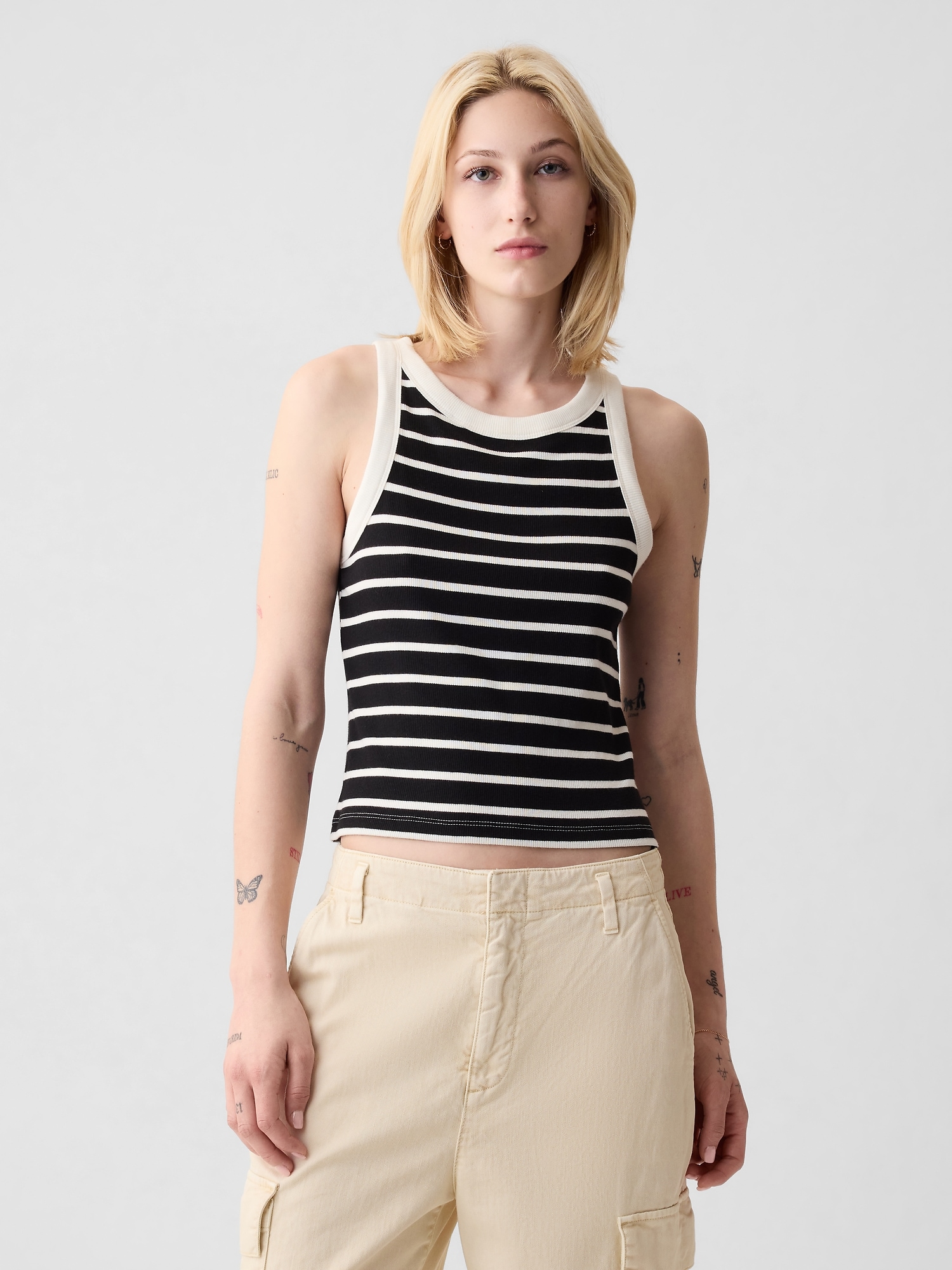 GAP Tílkový crop top - Dámské