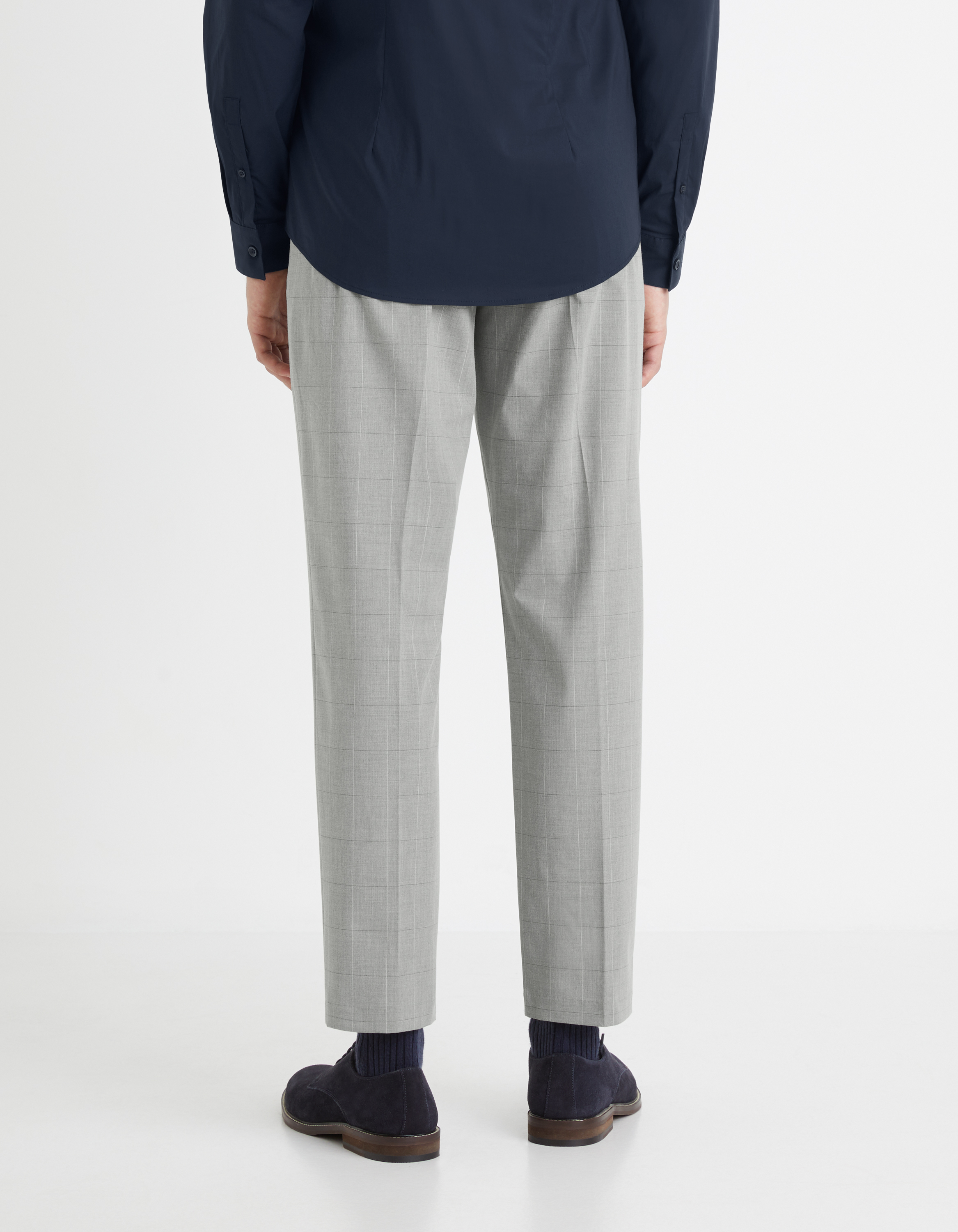 Pantaloni casual pentru barbati Celio - gri deschis