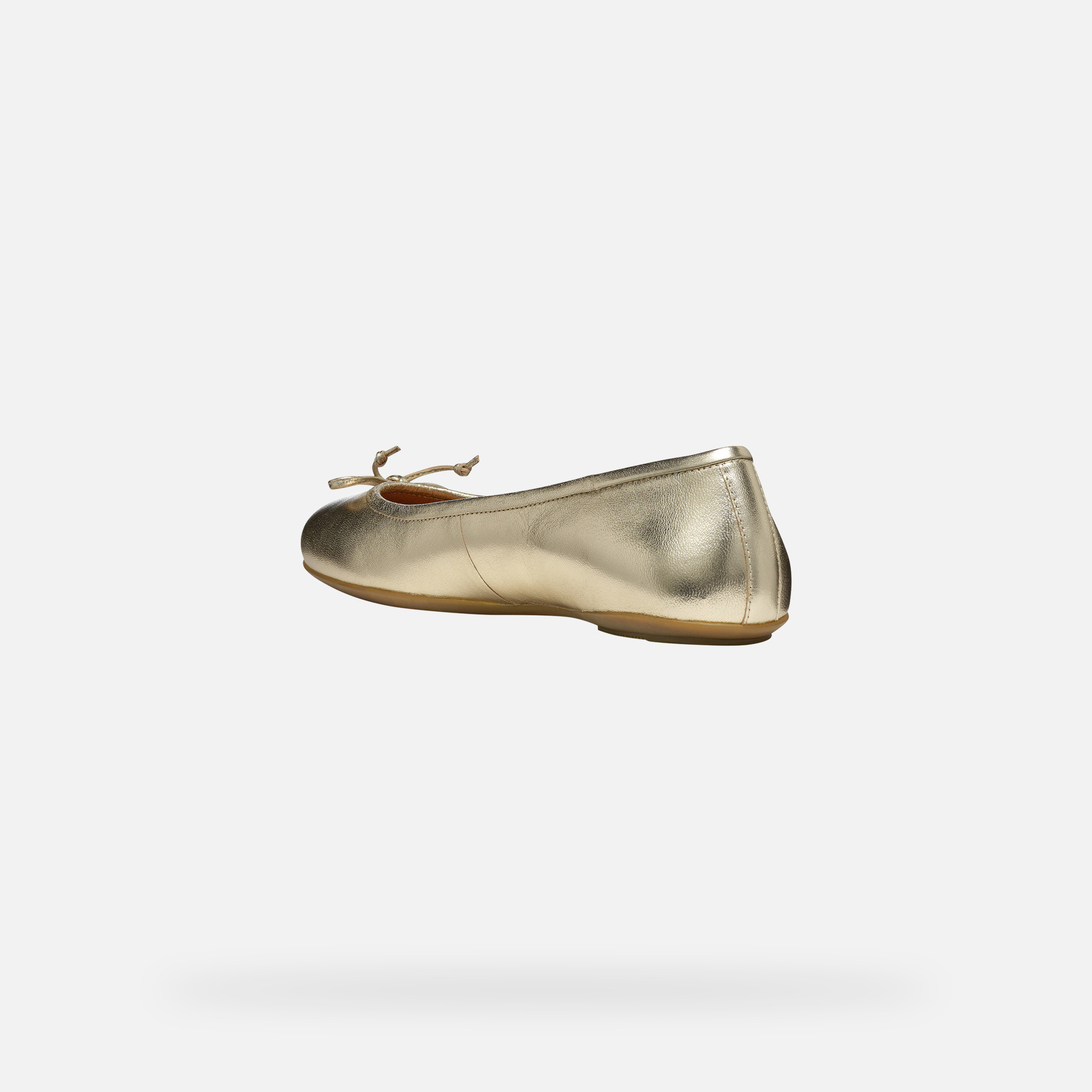 Gold women's ballet flats Geox Palmaria - Women's