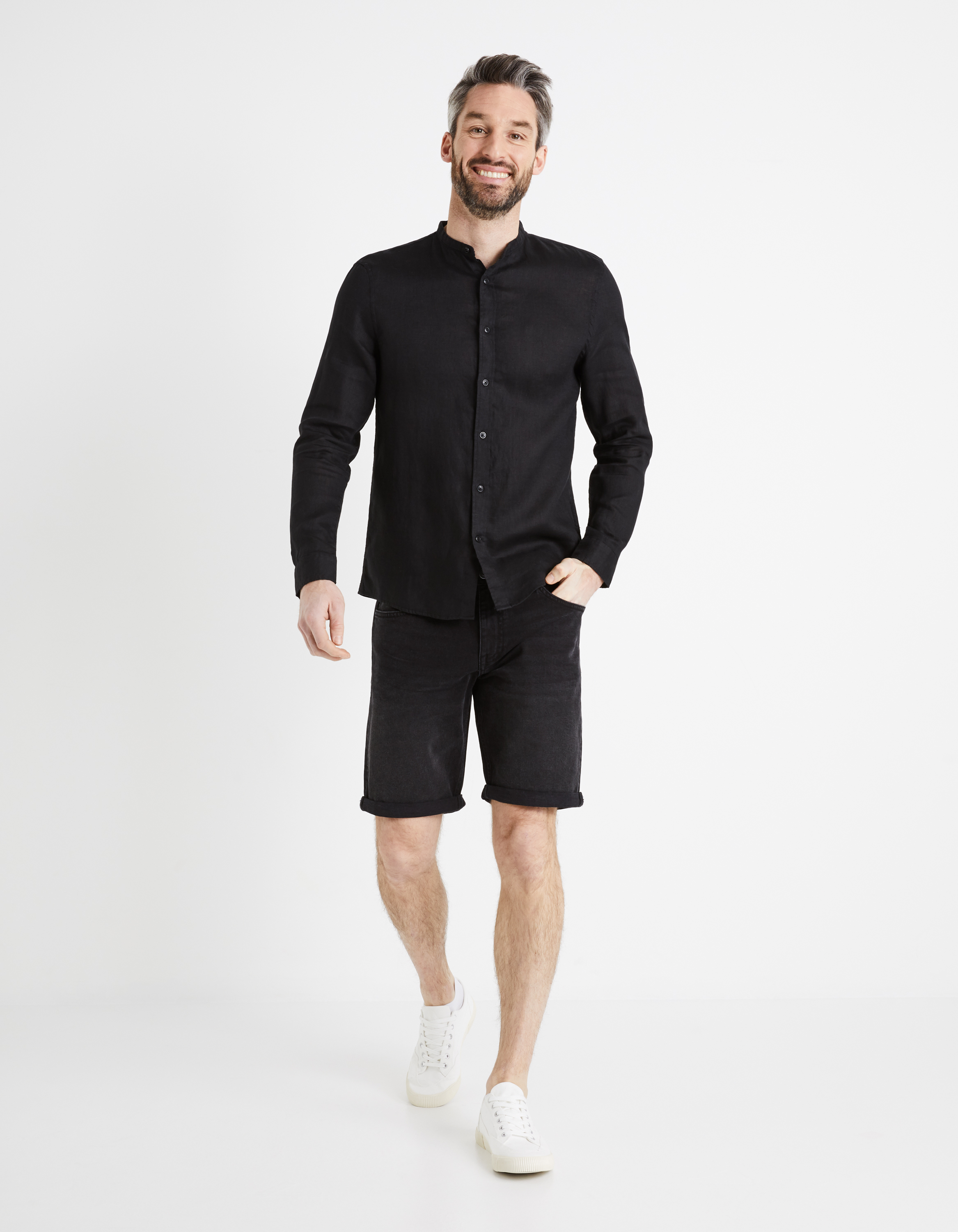 Camasi office pentru barbati Celio - negru