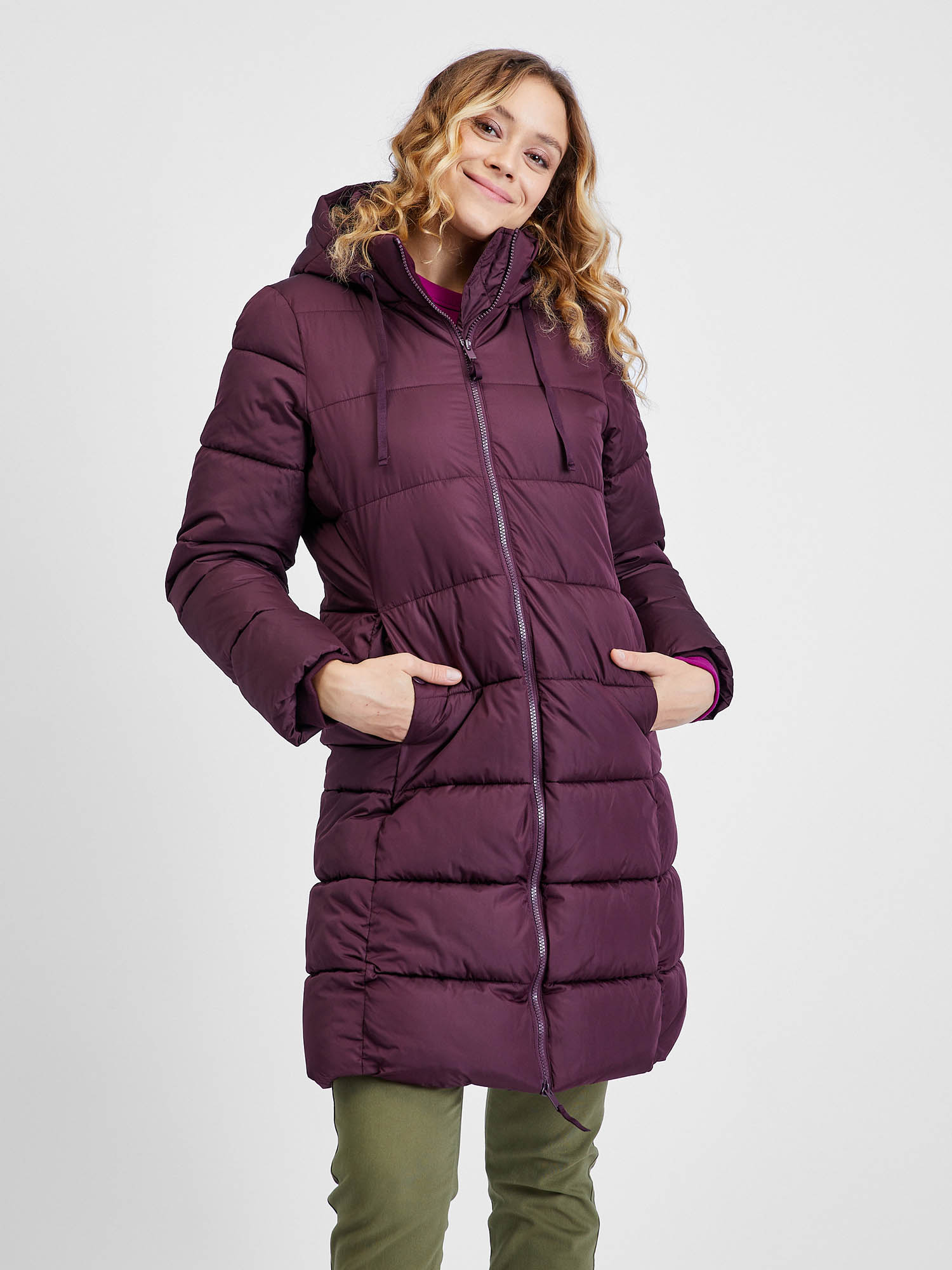 GAP Long Quilted Jacket - Women
