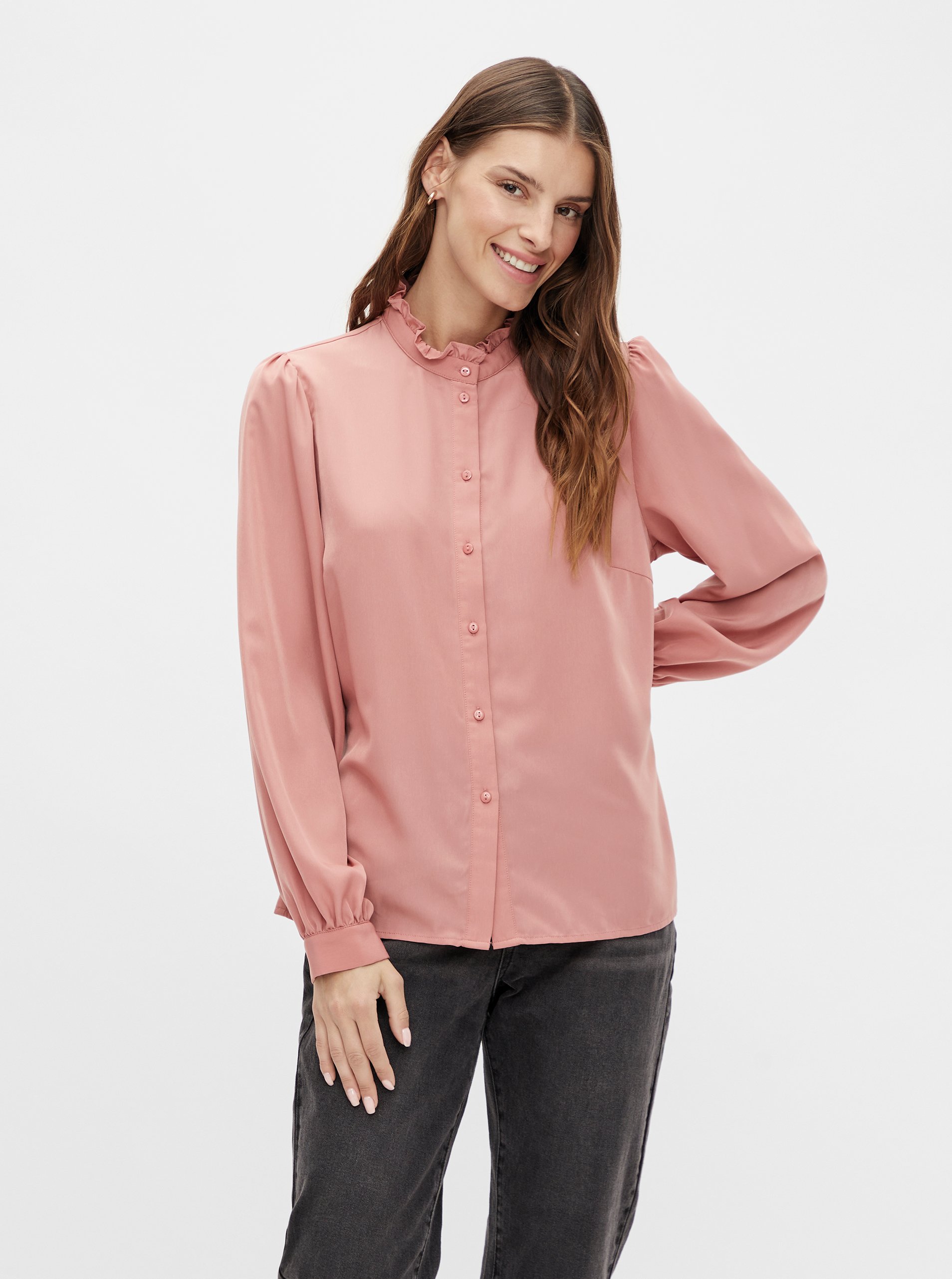 Pink blouse VILA Simple - Ladies