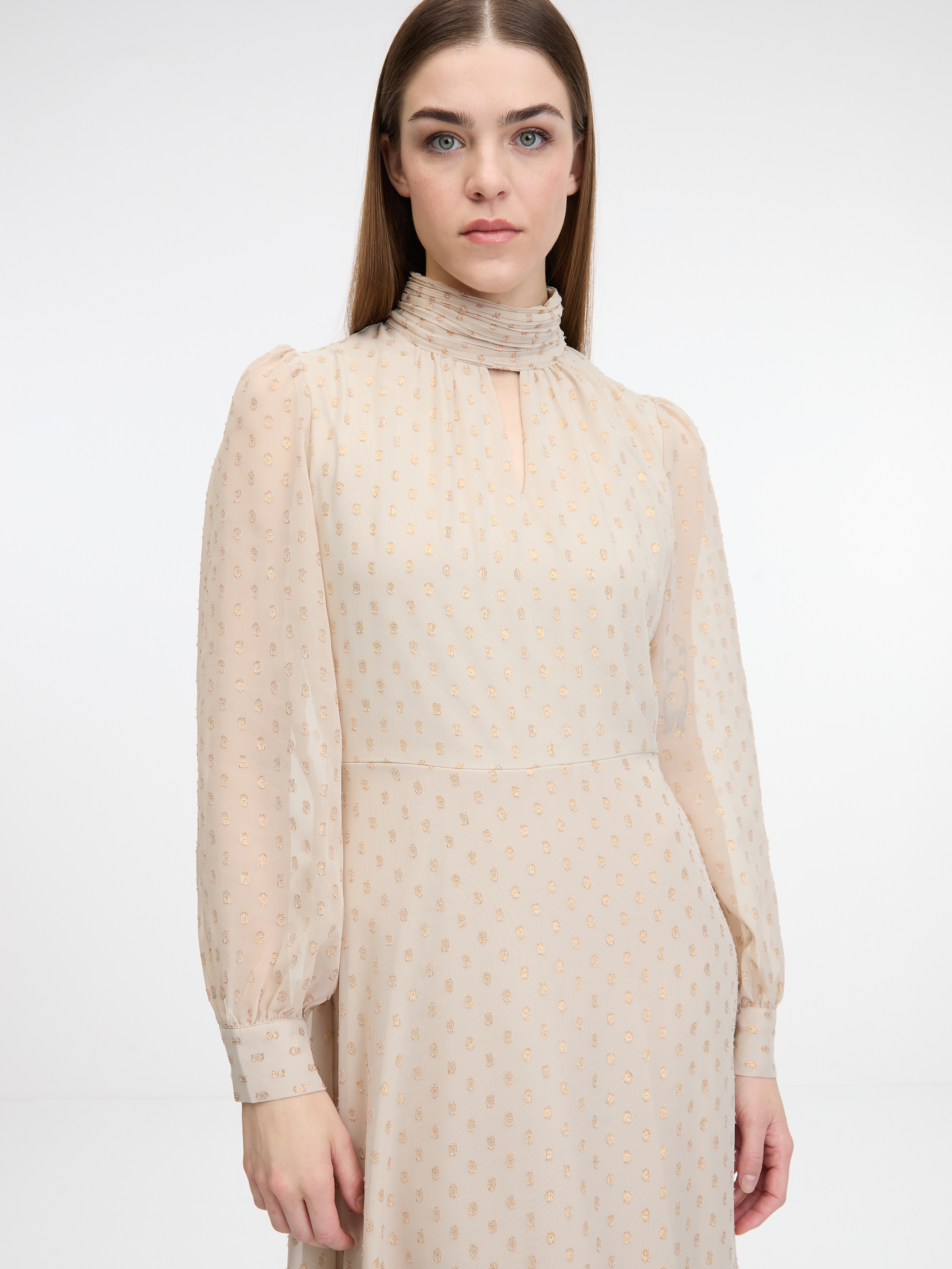 Beige women's midi dress ORSAY - Women's
