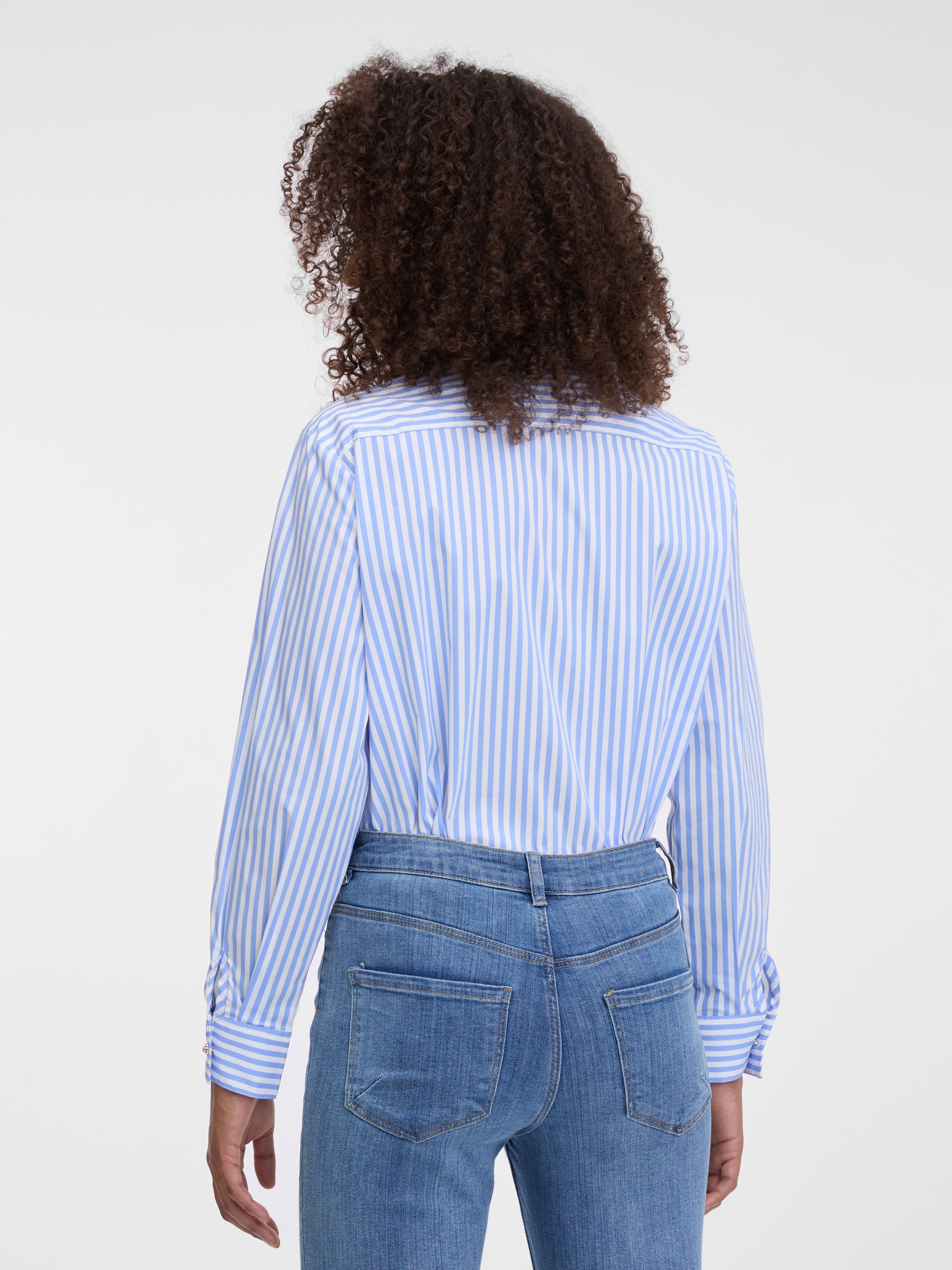 Light blue striped women's shirt ORSAY - Women's