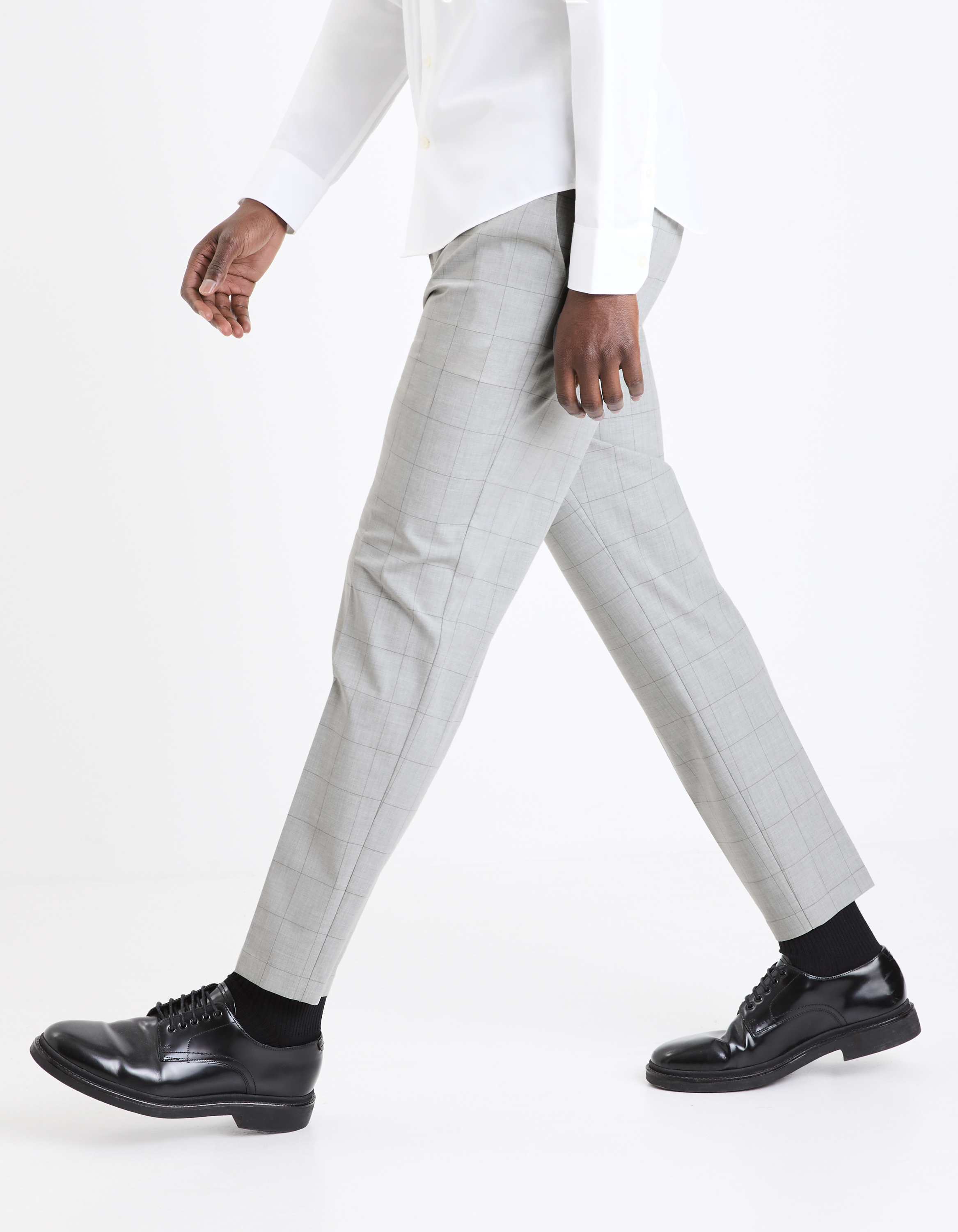 Pantaloni chino pentru barbati Celio - gri deschis
