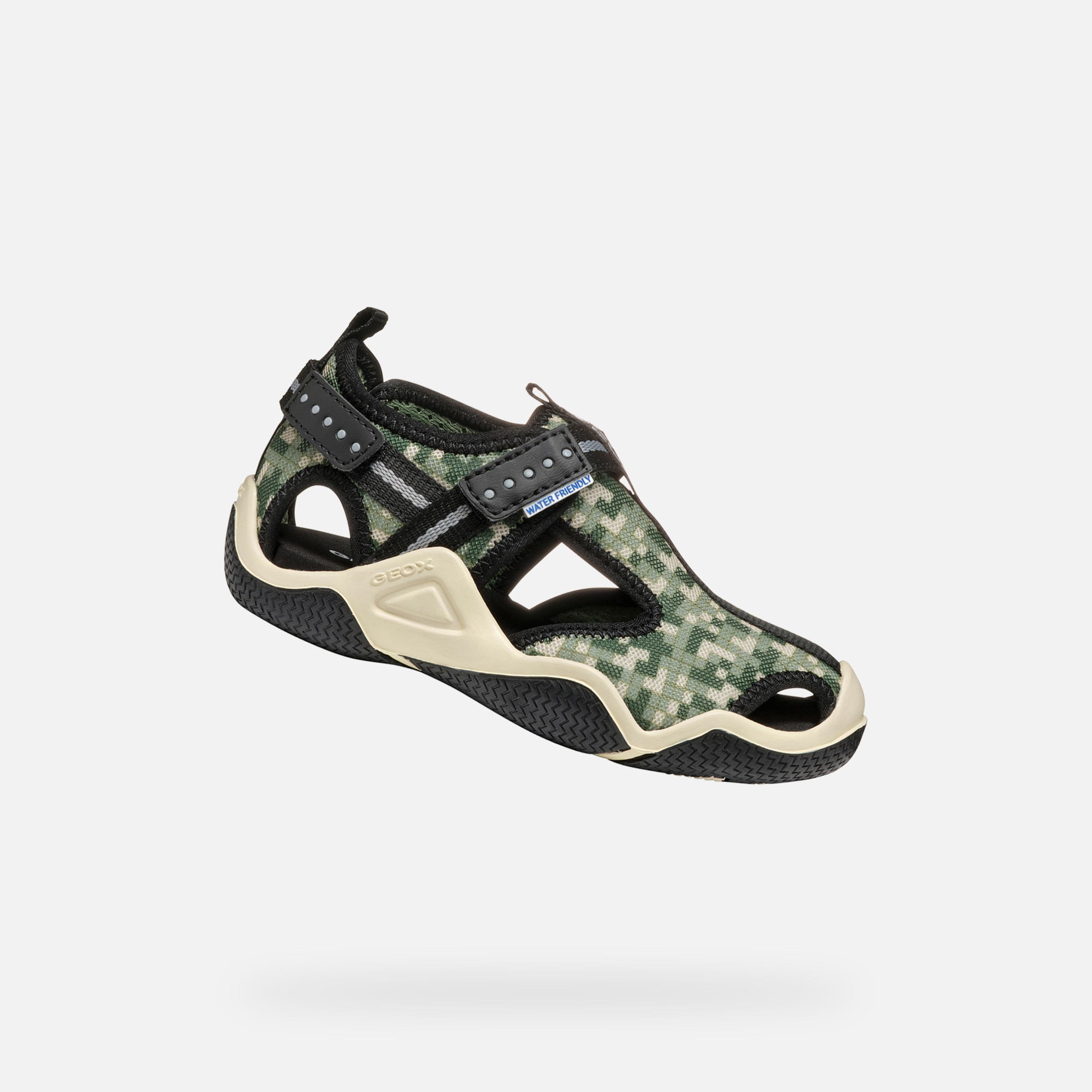 Geox Wader Olive Boys Sandals - Boys