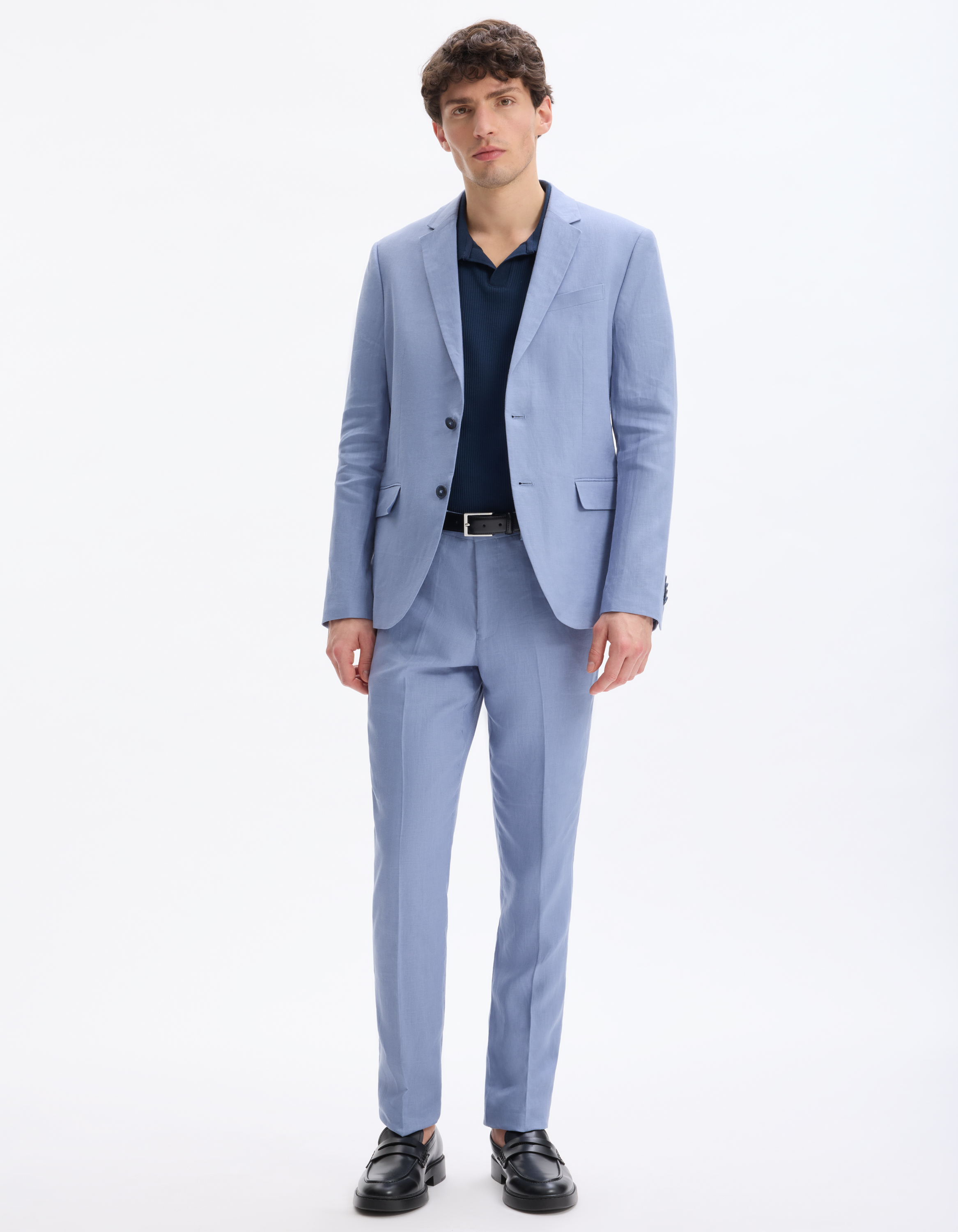 Celio Linen jacket slim Buhot2 - Men&#039;s
