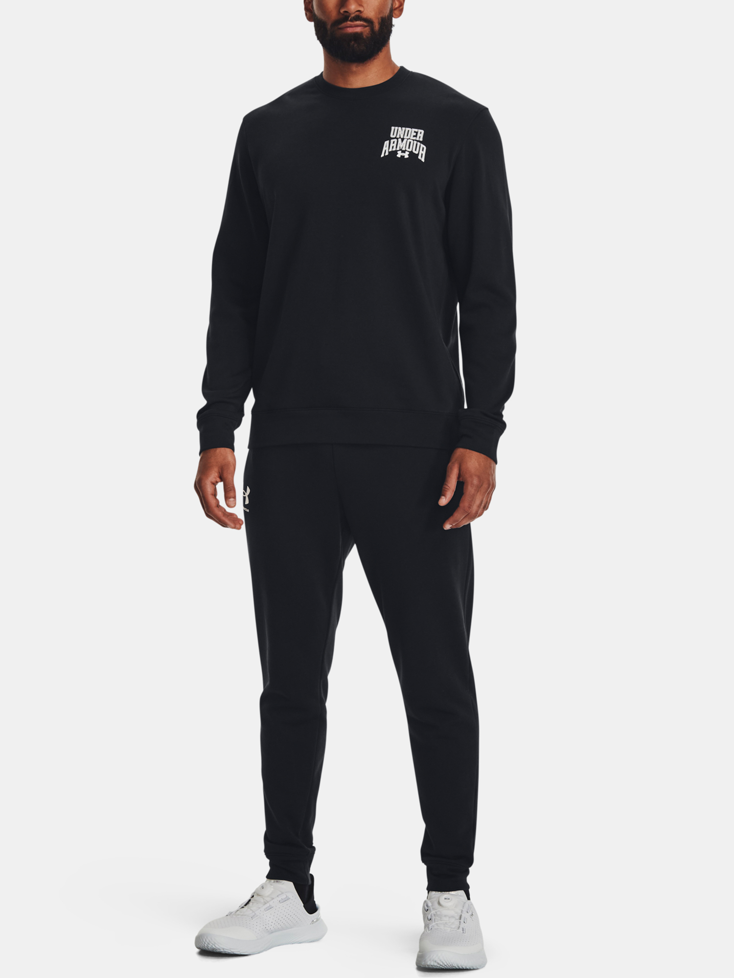Pulovere fara gluga pentru barbati Under Armour - negru