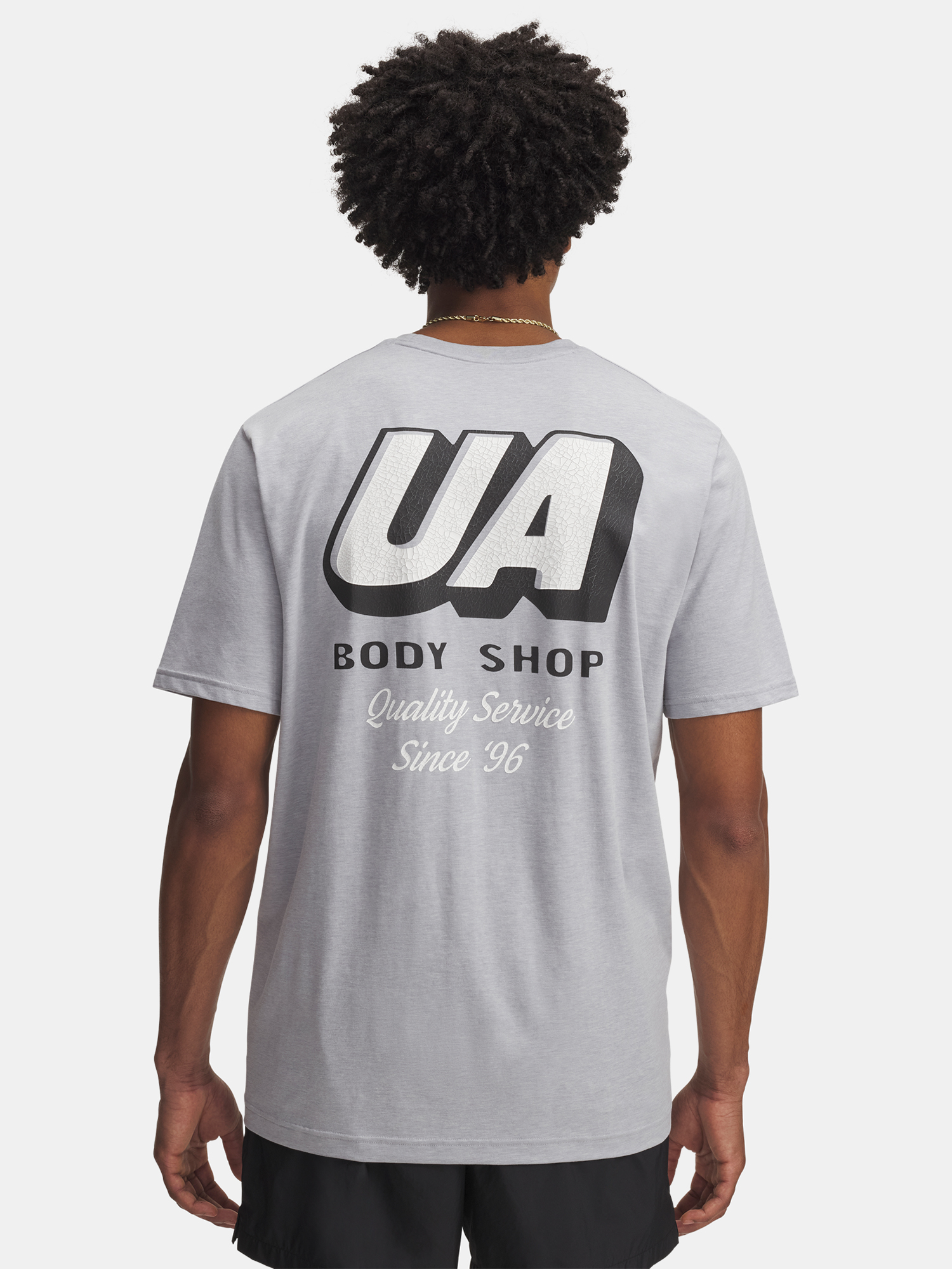 Men's T-shirt Under Armour UA 60/40S BODY SHOP SS-GRY - Men's