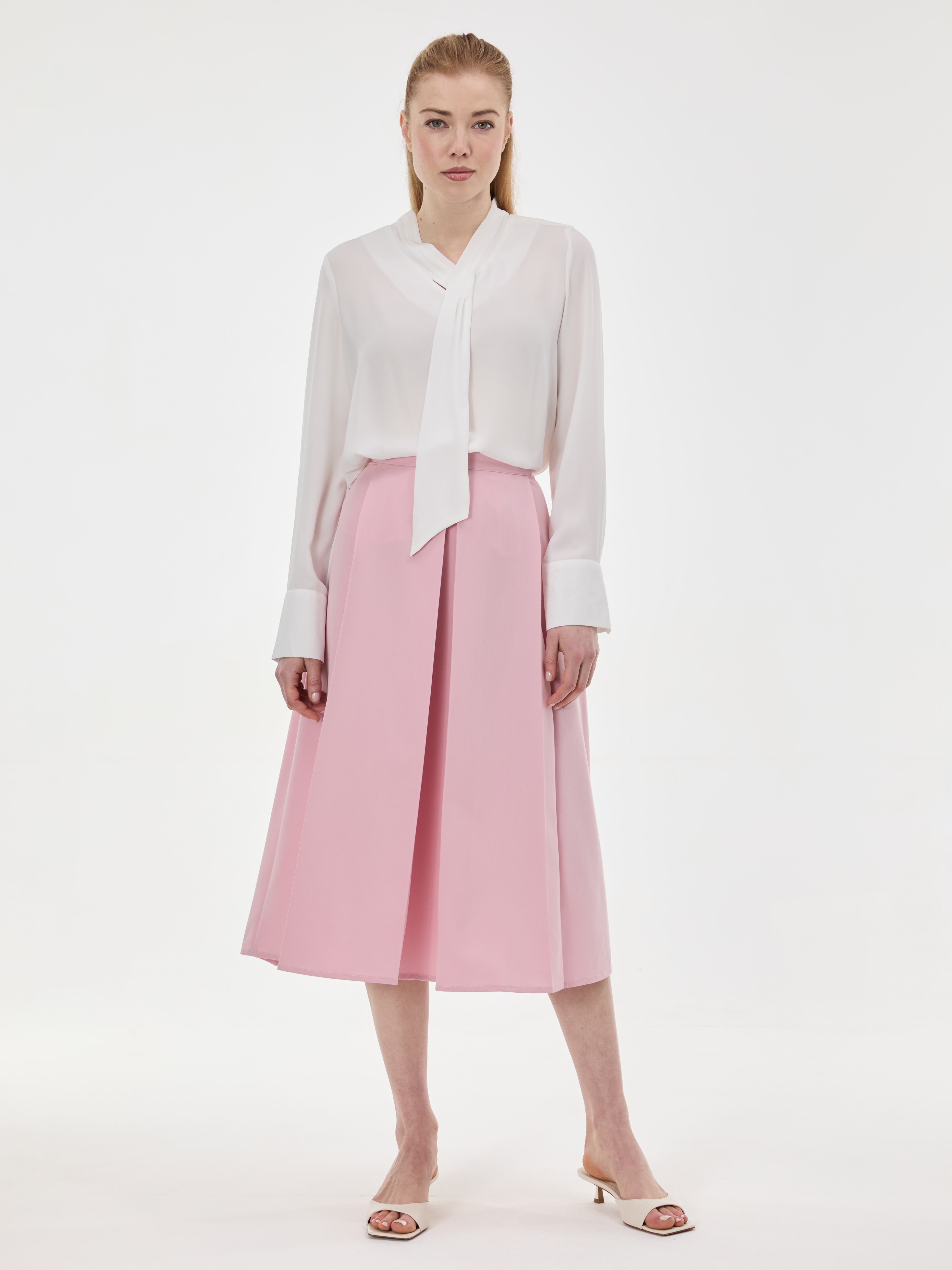 Светлорозова дамска пола ORSAY