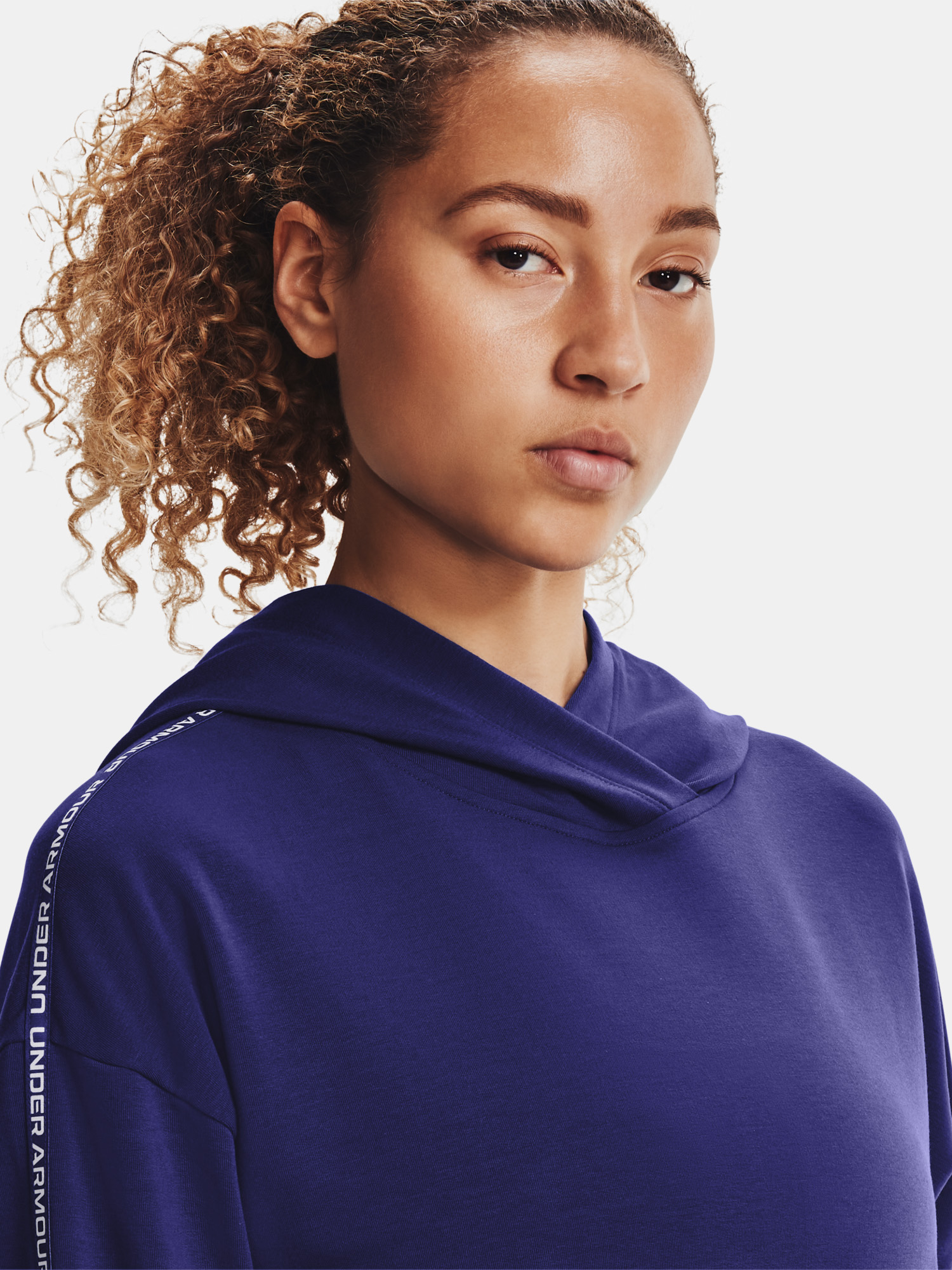 Mikina Under Armour UA Rival Terry Taped Hoodie-BLU