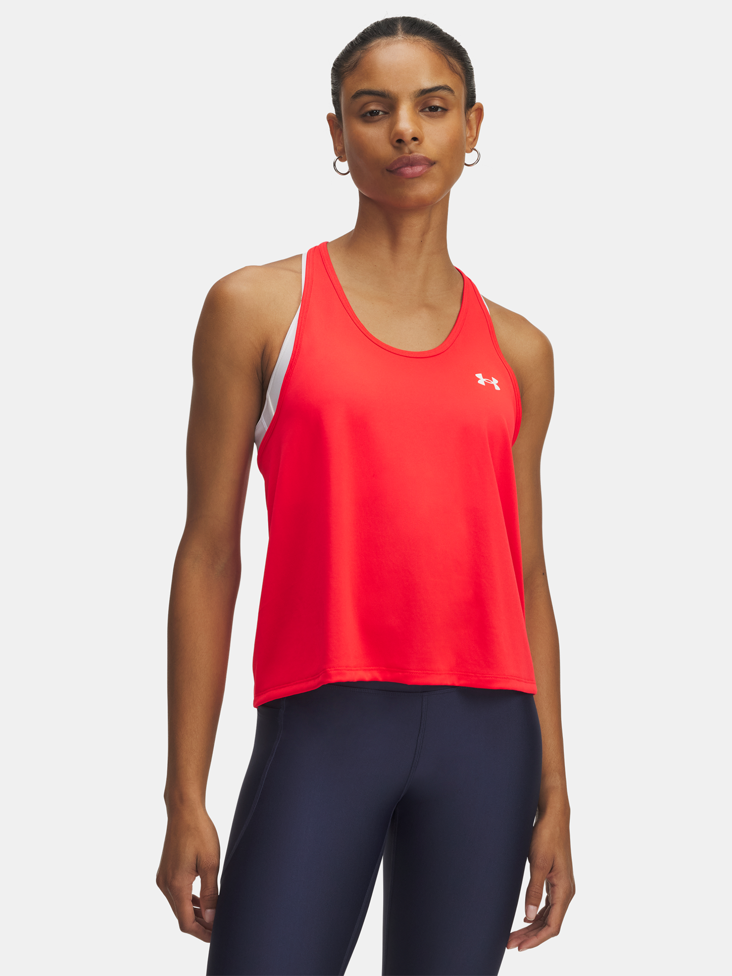 Under Armour Tech Swing Tank-RED Womens Tank Top - Womens