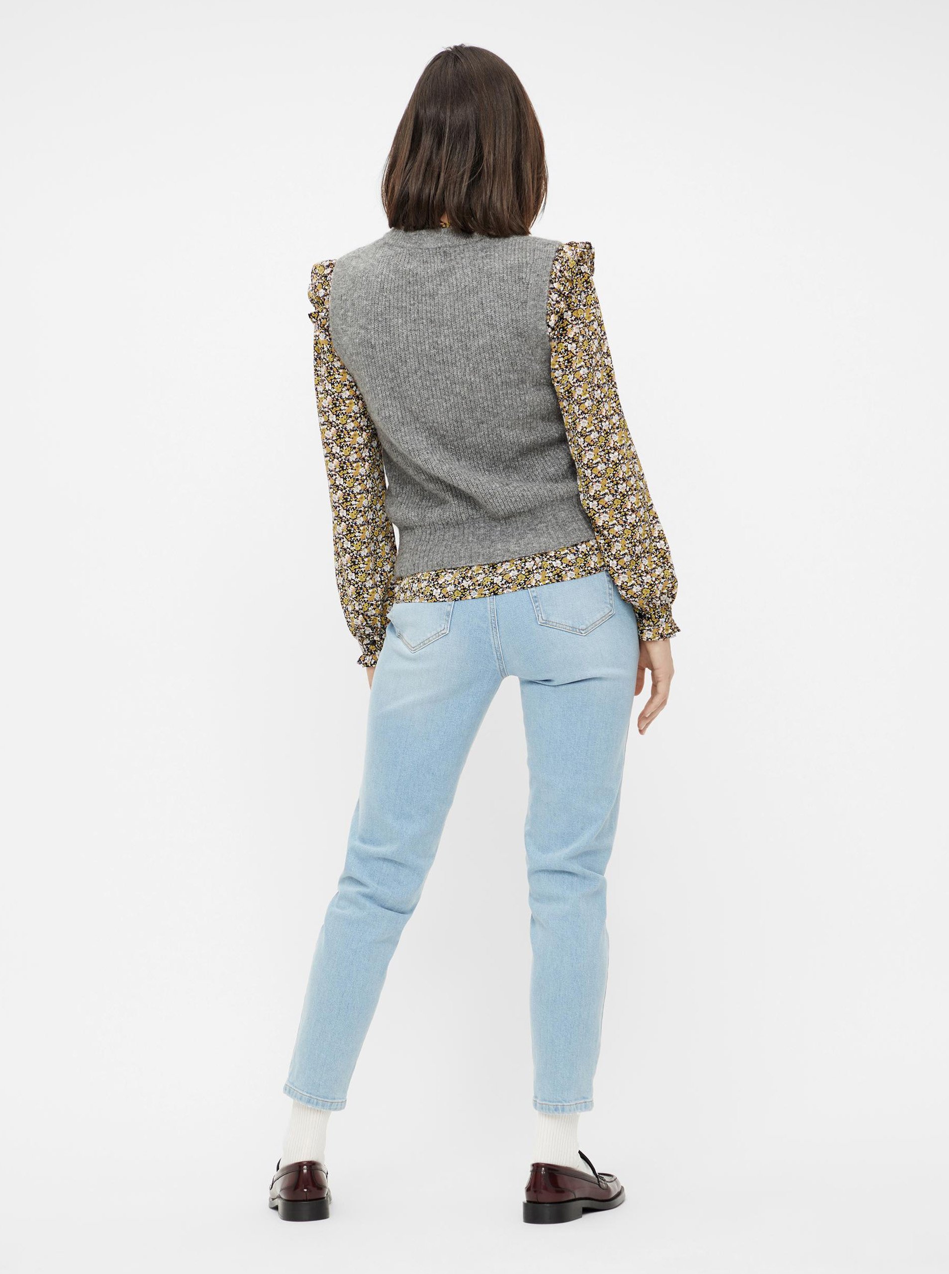 Boyfriend, Mom pentru femei Pieces - albastru deschis
