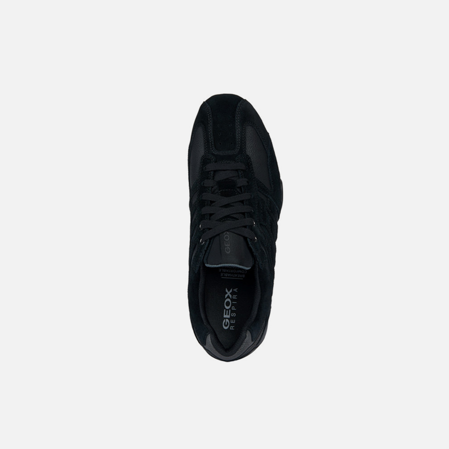 Black men&#039;s sneakers Geox Snake - Men&#039;s