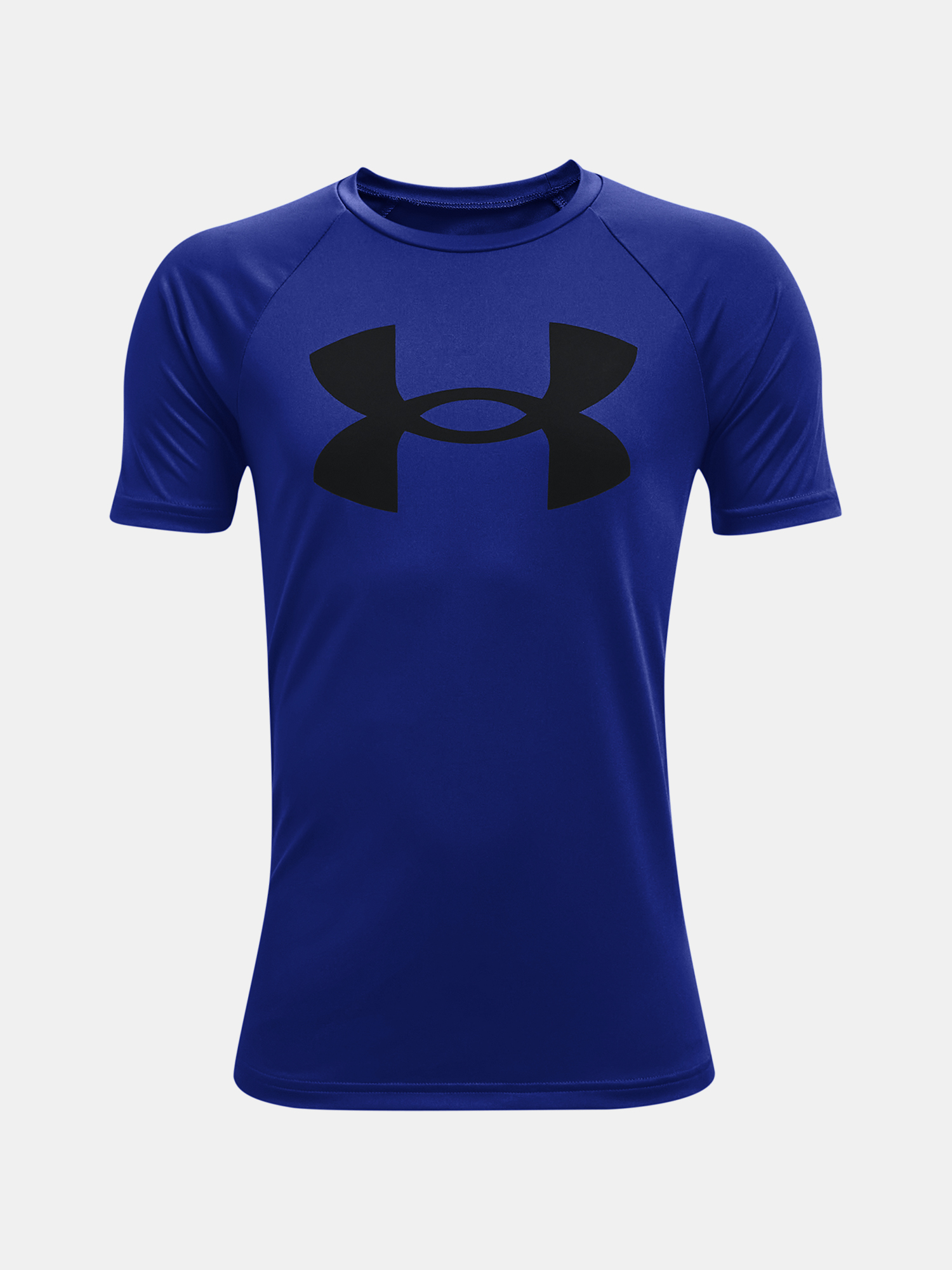 Detské tričko Under Armour Tech Big Logo SS - modrá