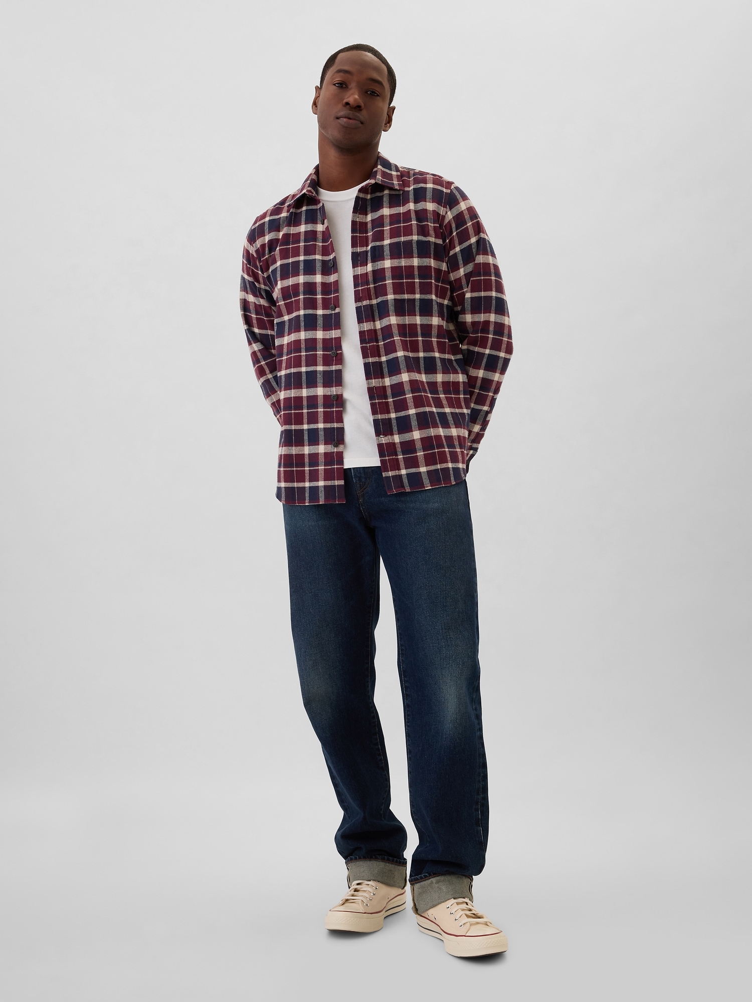 GAP Flannel Outer Shirt - Men&#039;s