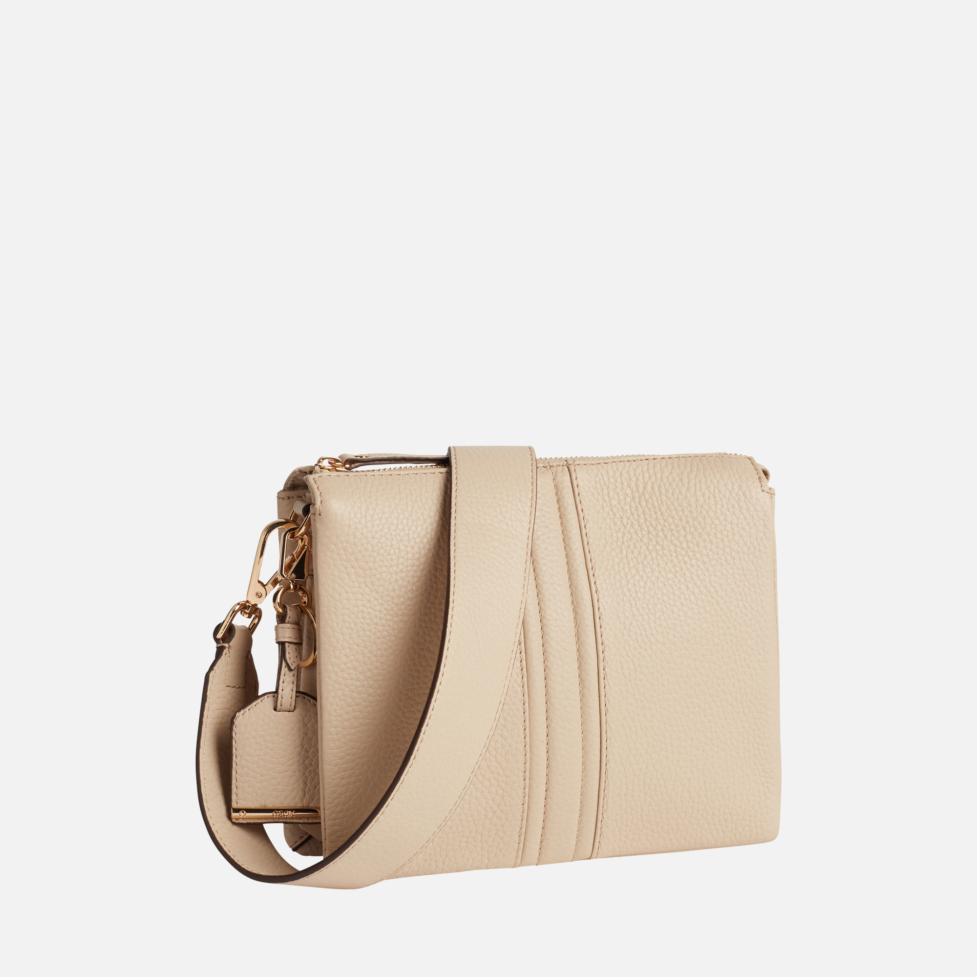 Cream women&#039;s crossbody bag Geox Clarissy - Women&#039;s