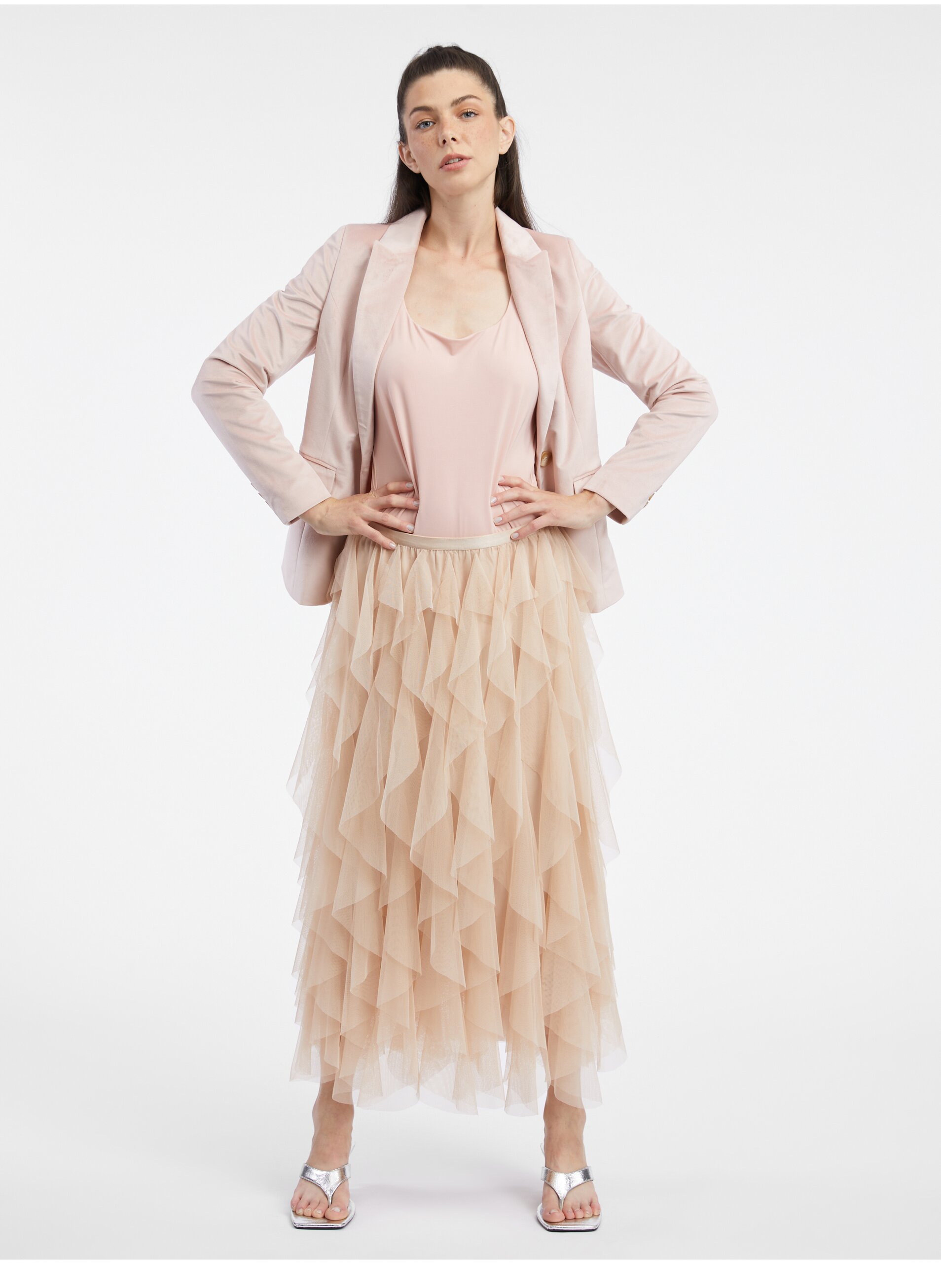 Marimi curvy pentru femei ORSAY - roz deschis