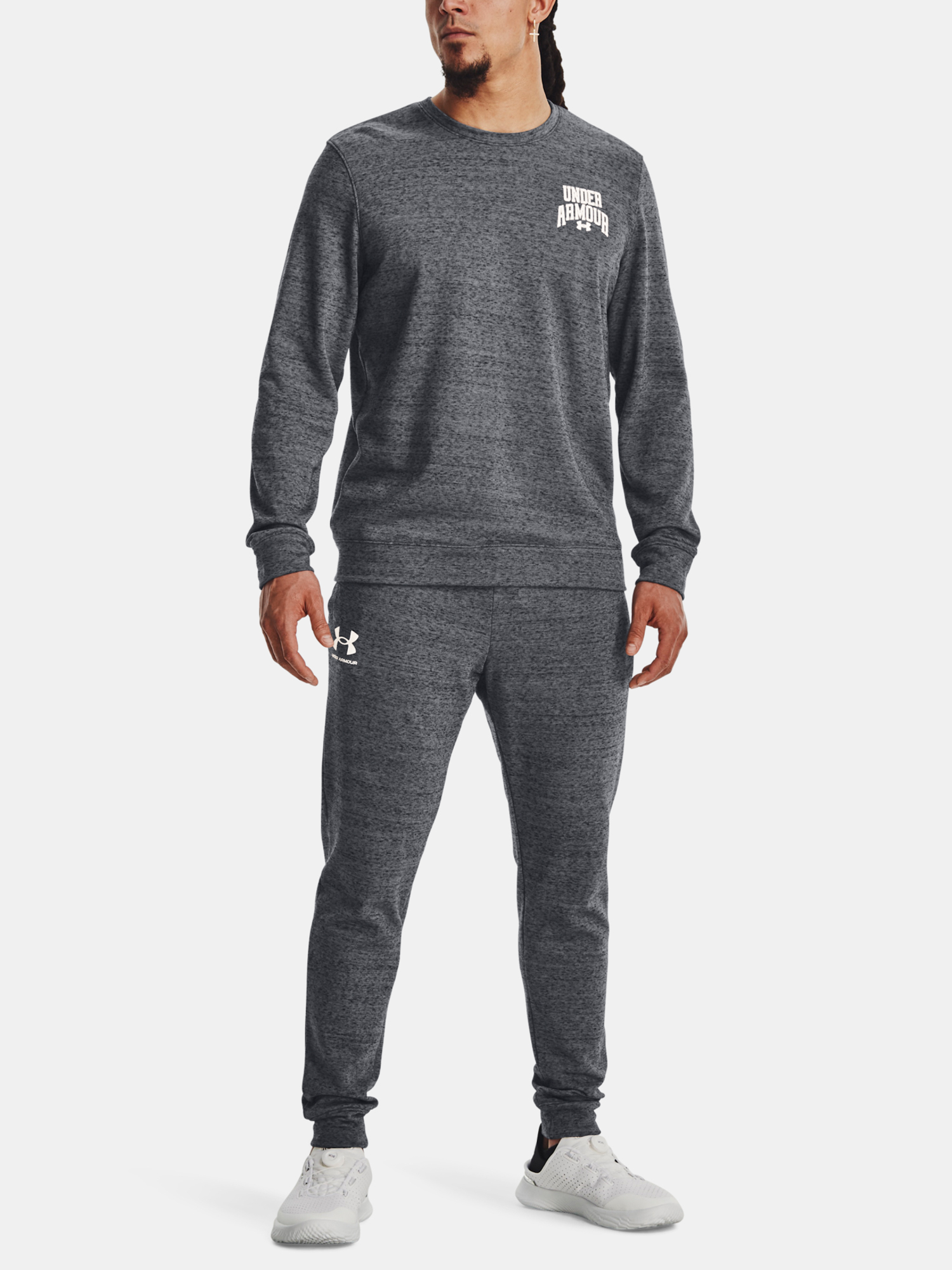 Pantaloni sport si de casa pentru barbati Under Armour - gri