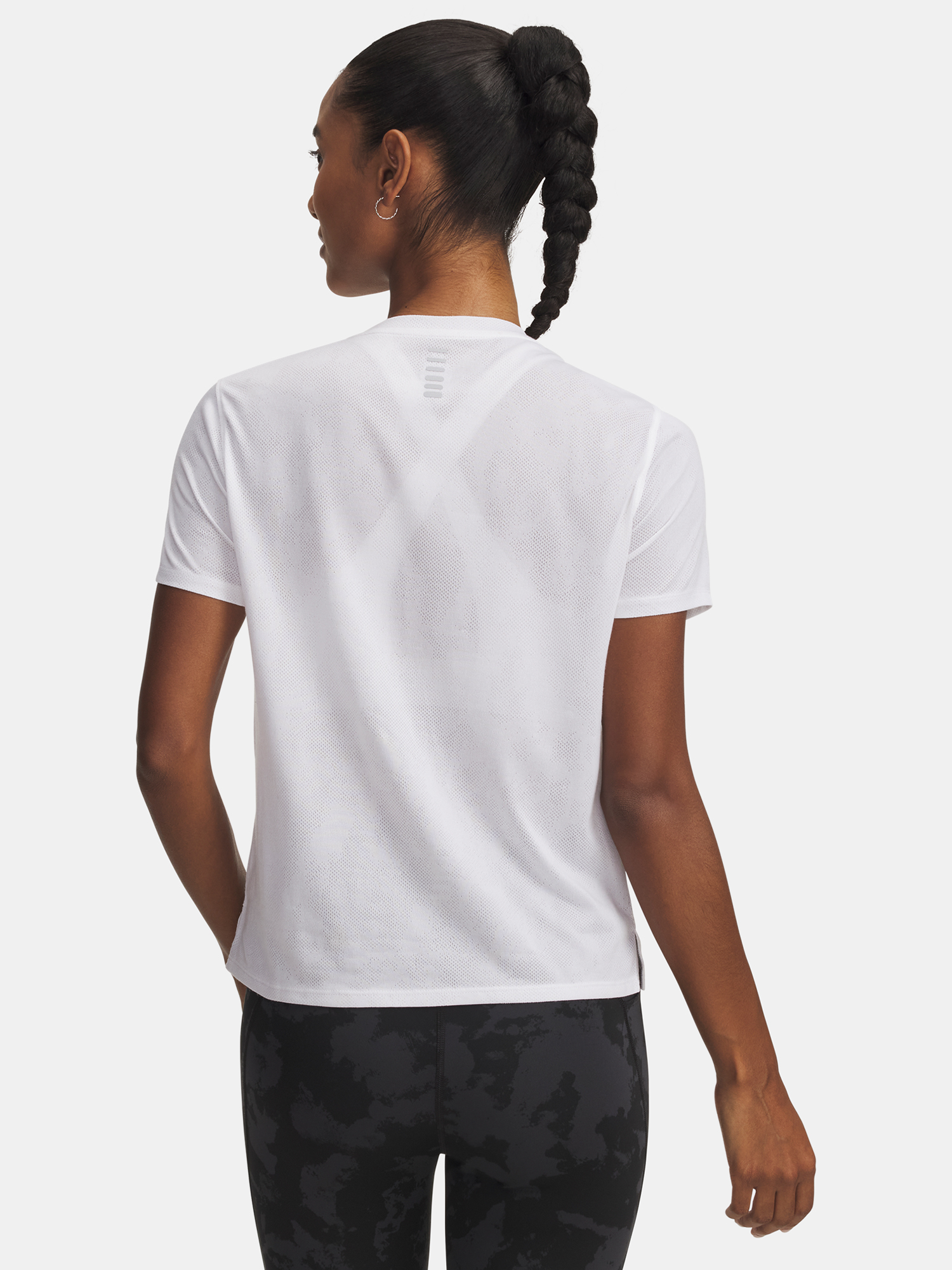Under Armour UA Launch Jacquard SS-WHT Women's T-Shirt - Women's
