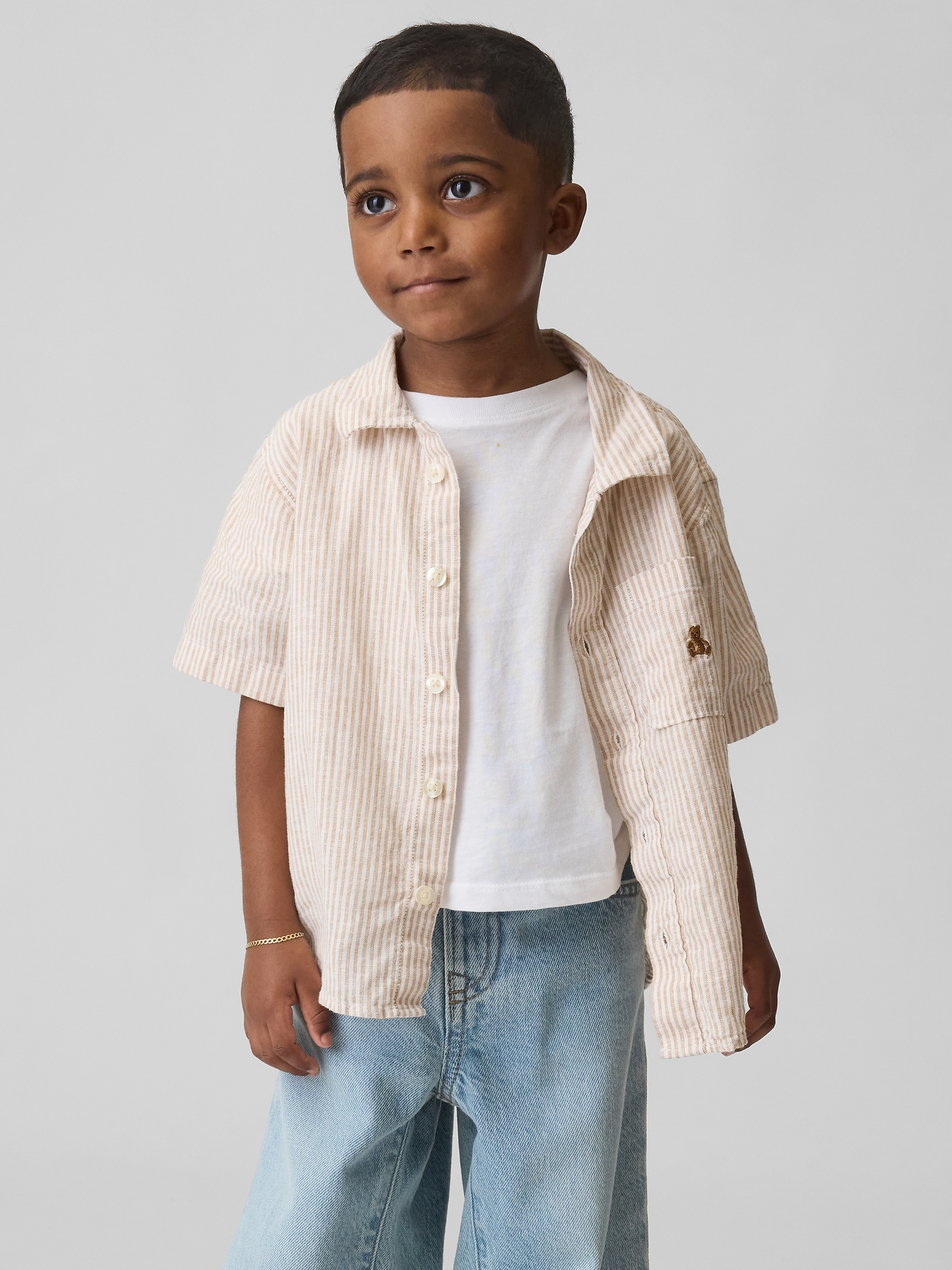 Детска риза GAP Baby Linen