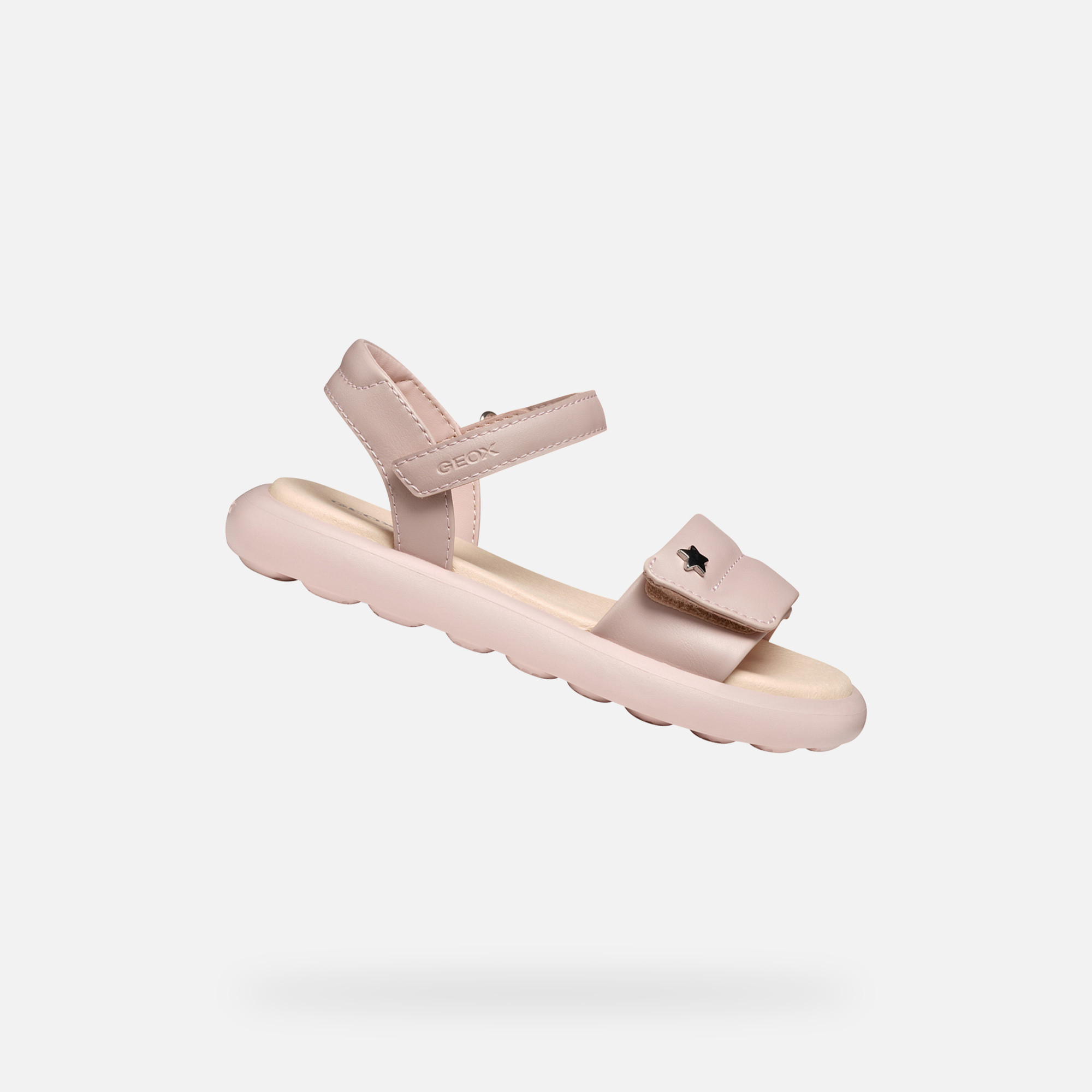 Old Pink Girls' Sandals Geox Puffypop - Girls